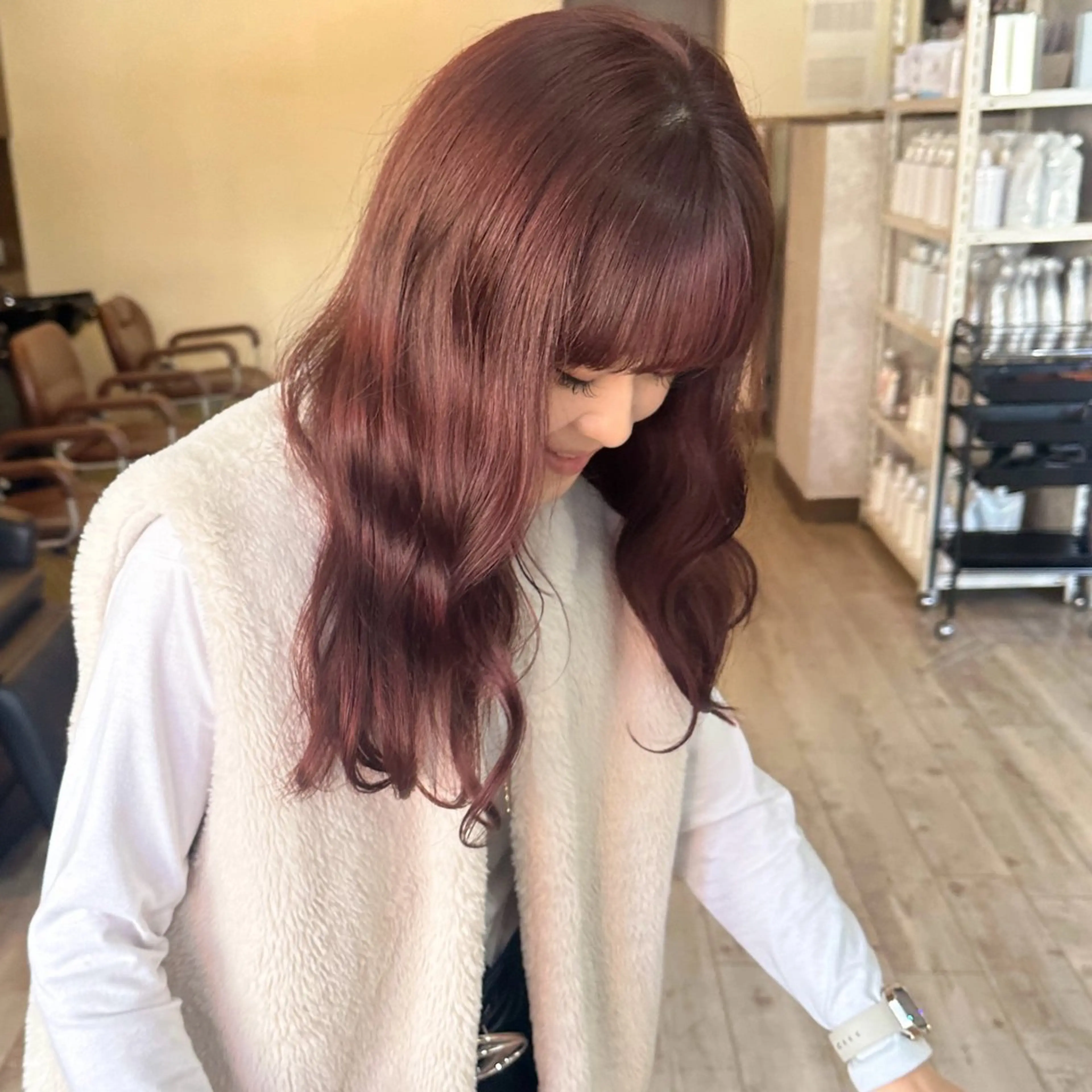 学生限定ブリーチなしダブルカラー+トリートメントの写真