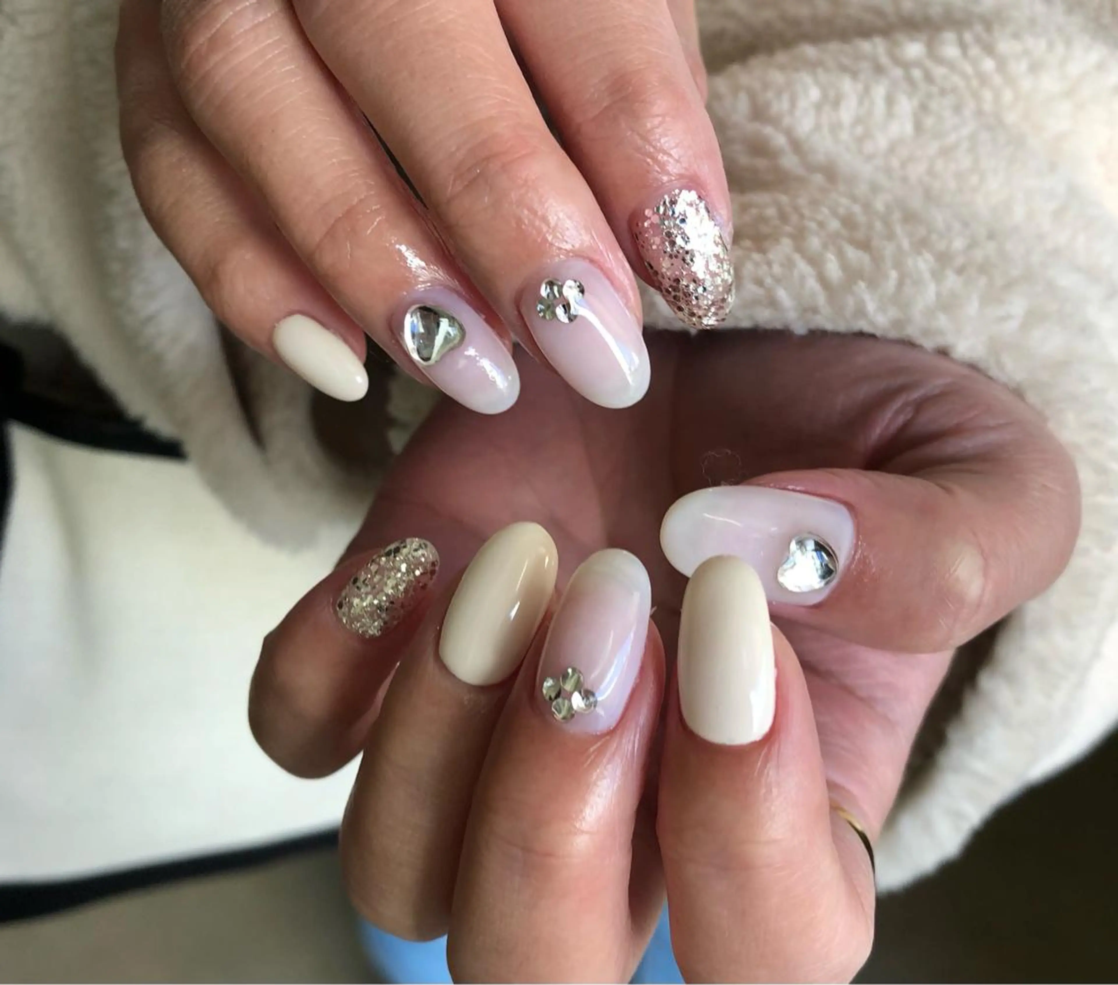 ネイル ハンドネイル ☽ ☾のネイルデザイン