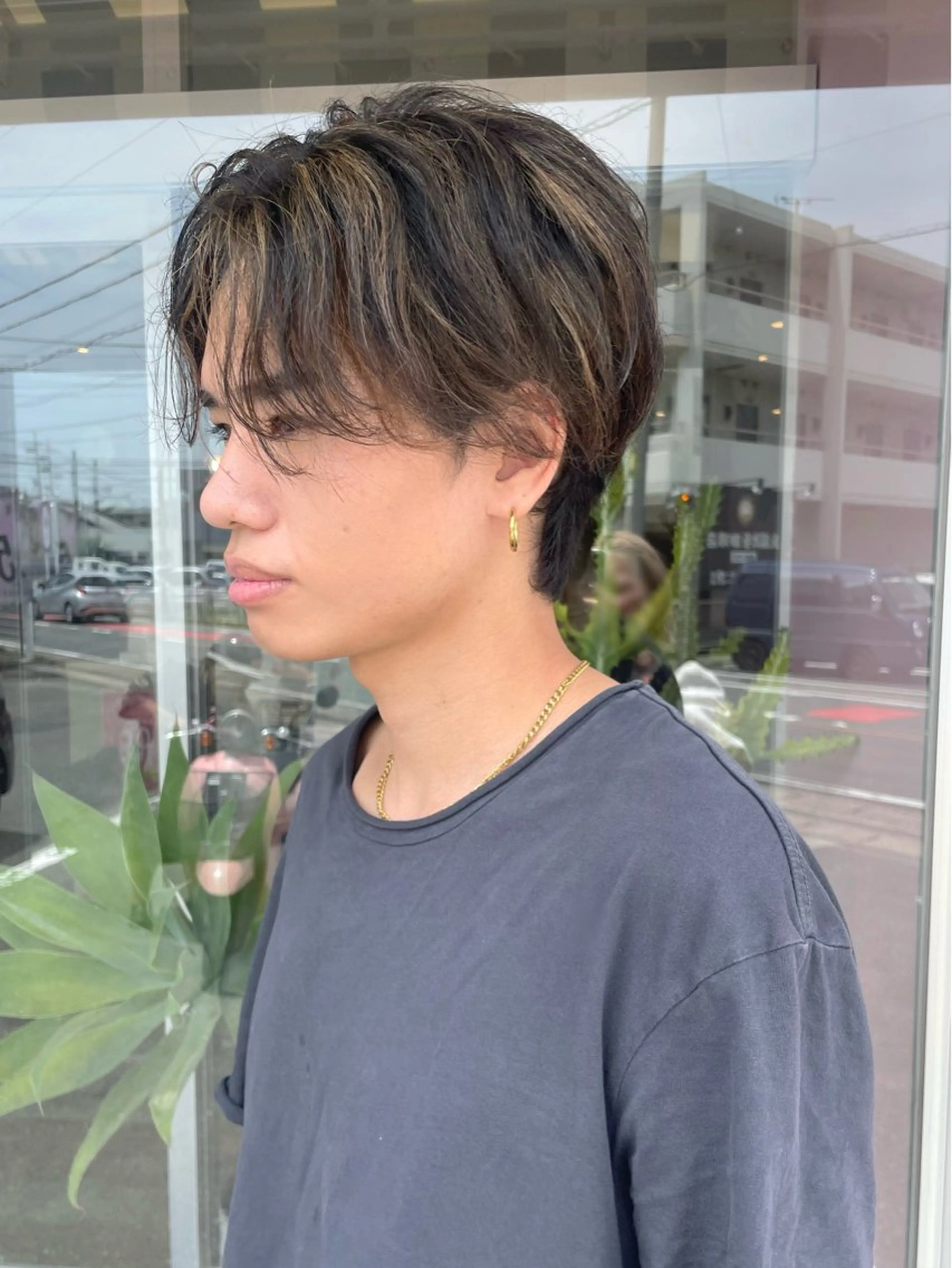 カラー メンズ ヘアカラー ひなた 艶カラー/渋谷のヘアスタイル