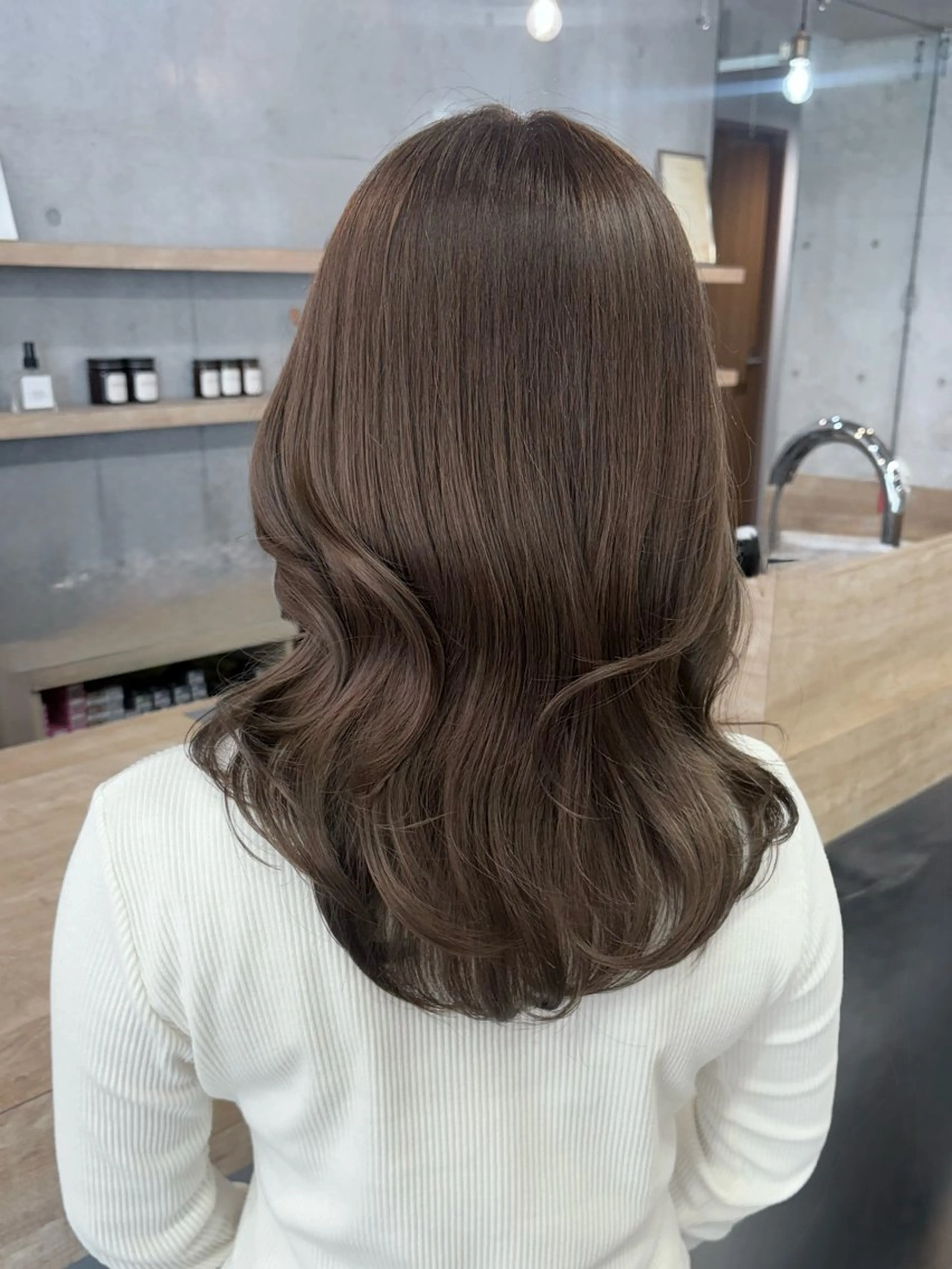 【 赤みが気になる方に🍃】人気No1🌟オリーブベージュカラー ＋トリートメントの写真