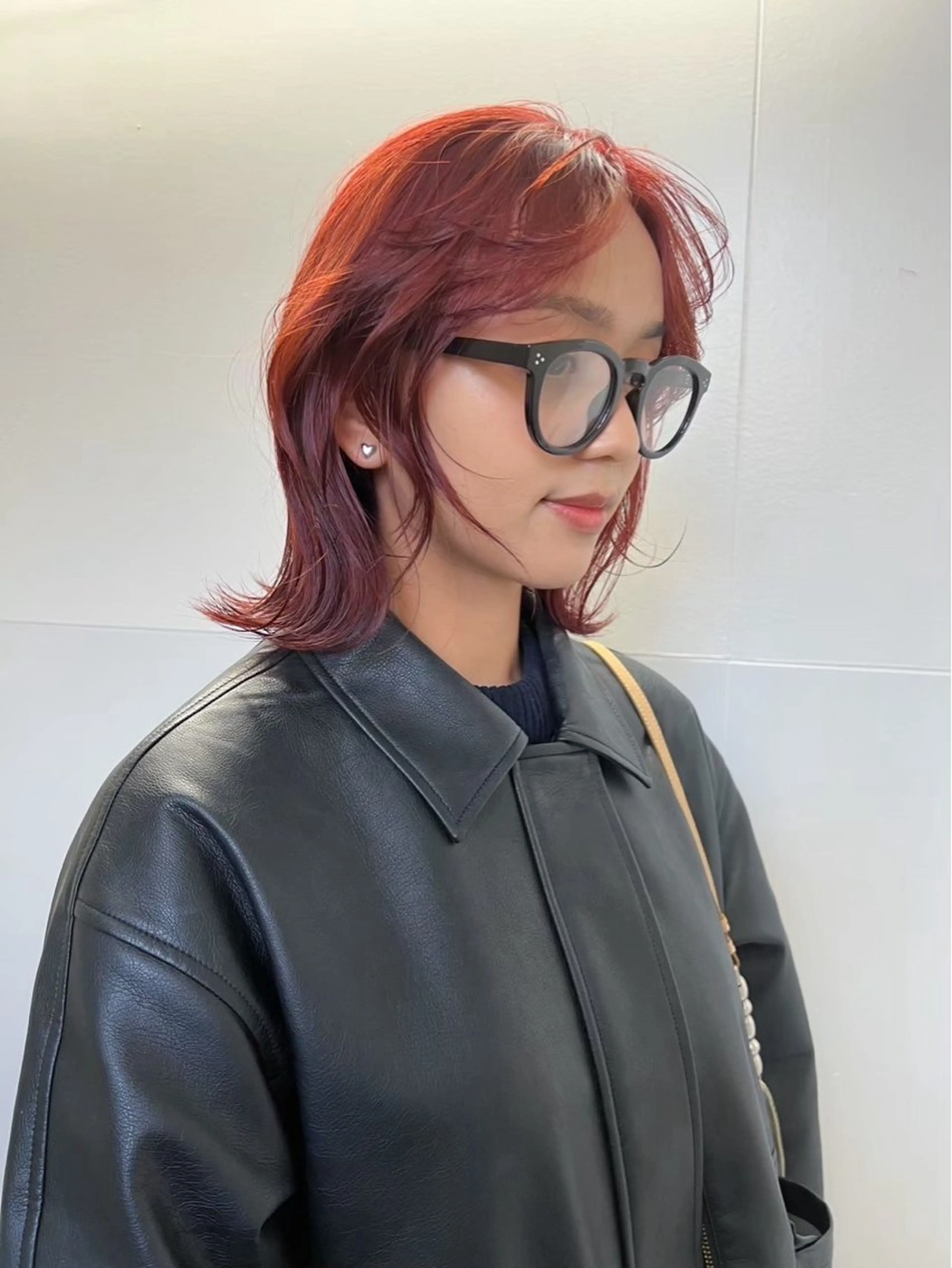 ミディアム カラー 高明度ハイトーン× ショート/莉音🧤のヘアスタイル