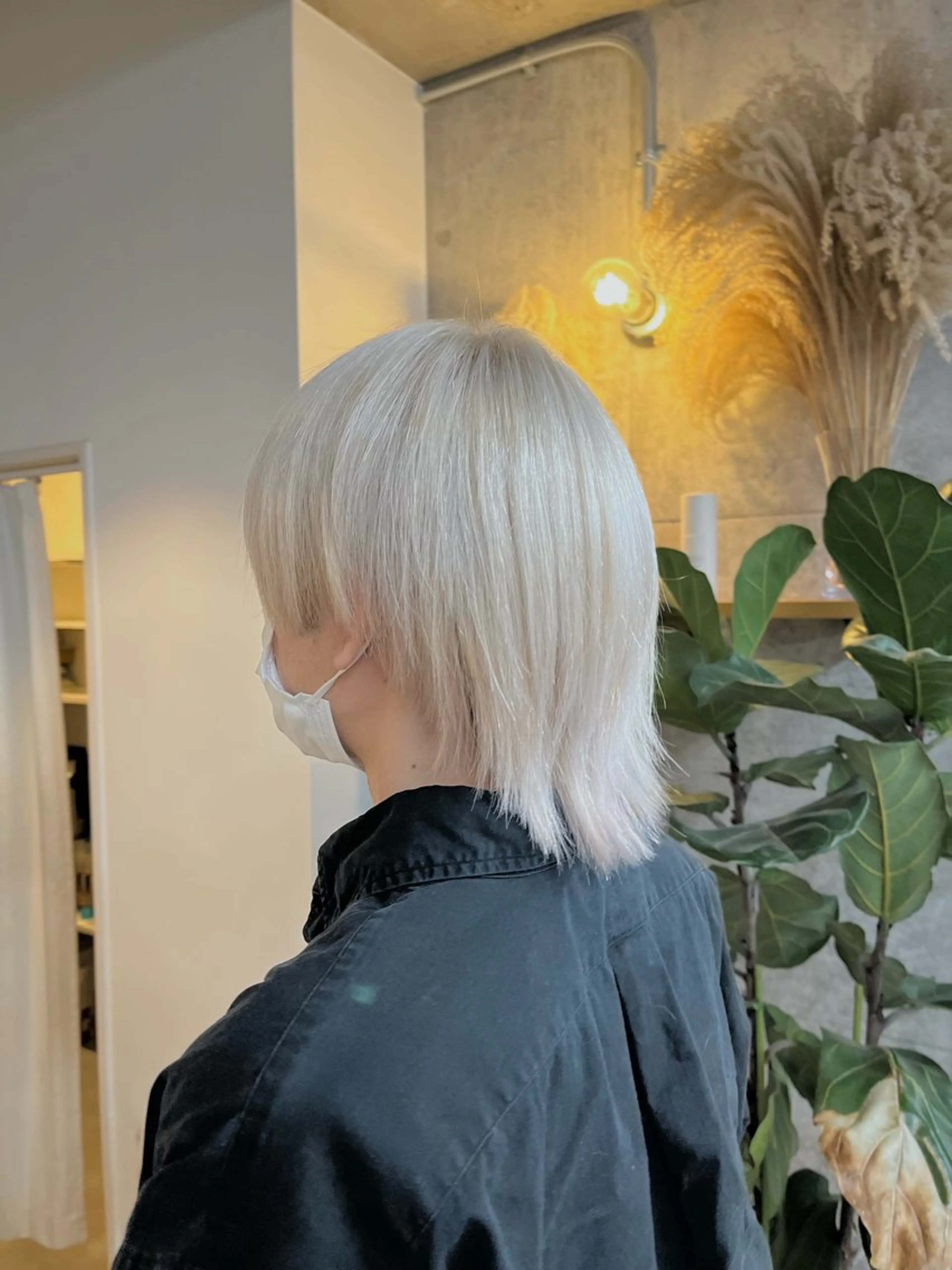 ミディアム カラー メンズ ヘアカラー ハイトーンカラ ー/小川のヘアスタイル