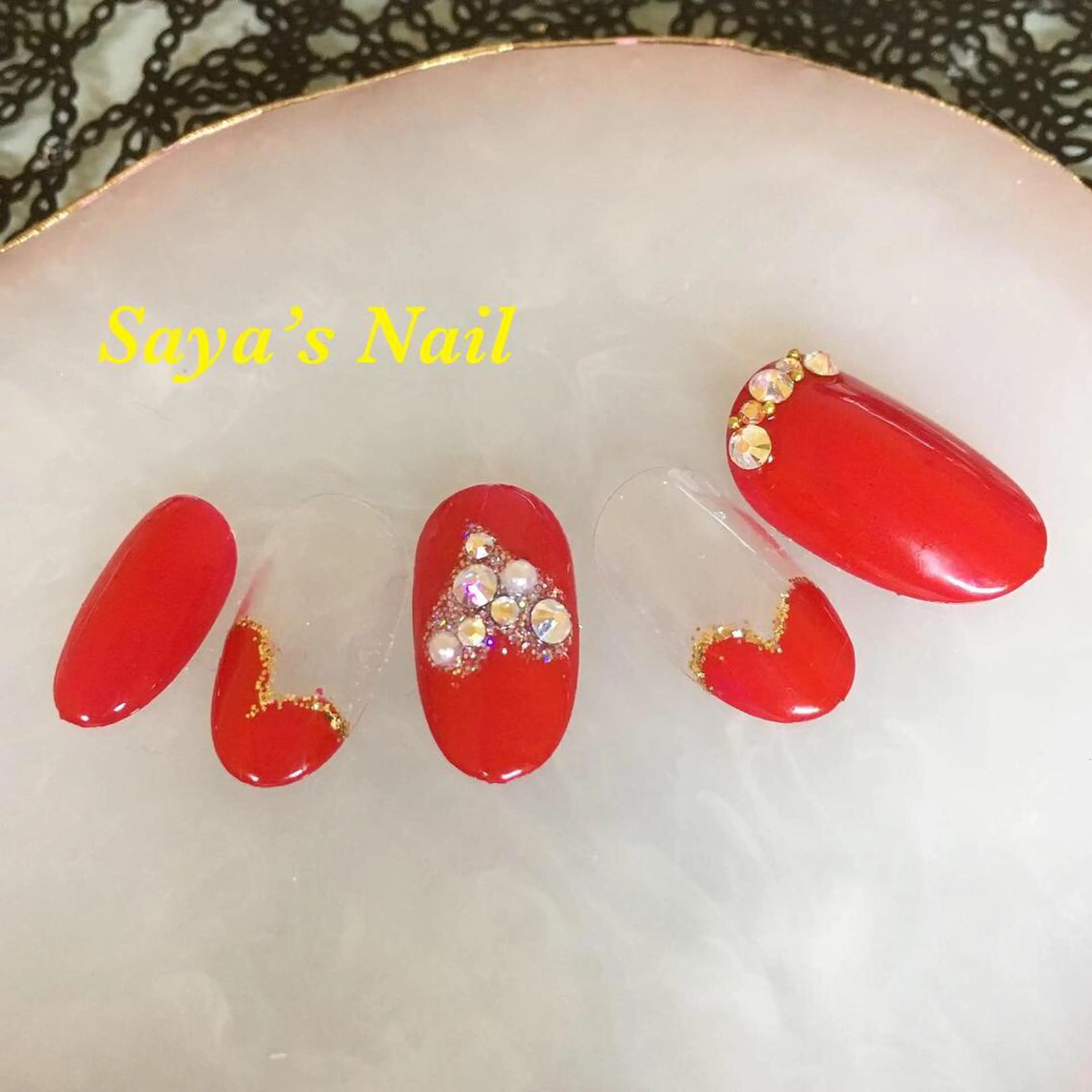 ネイル バレンタイン SantéNail SAYAKAのネイルデザイン