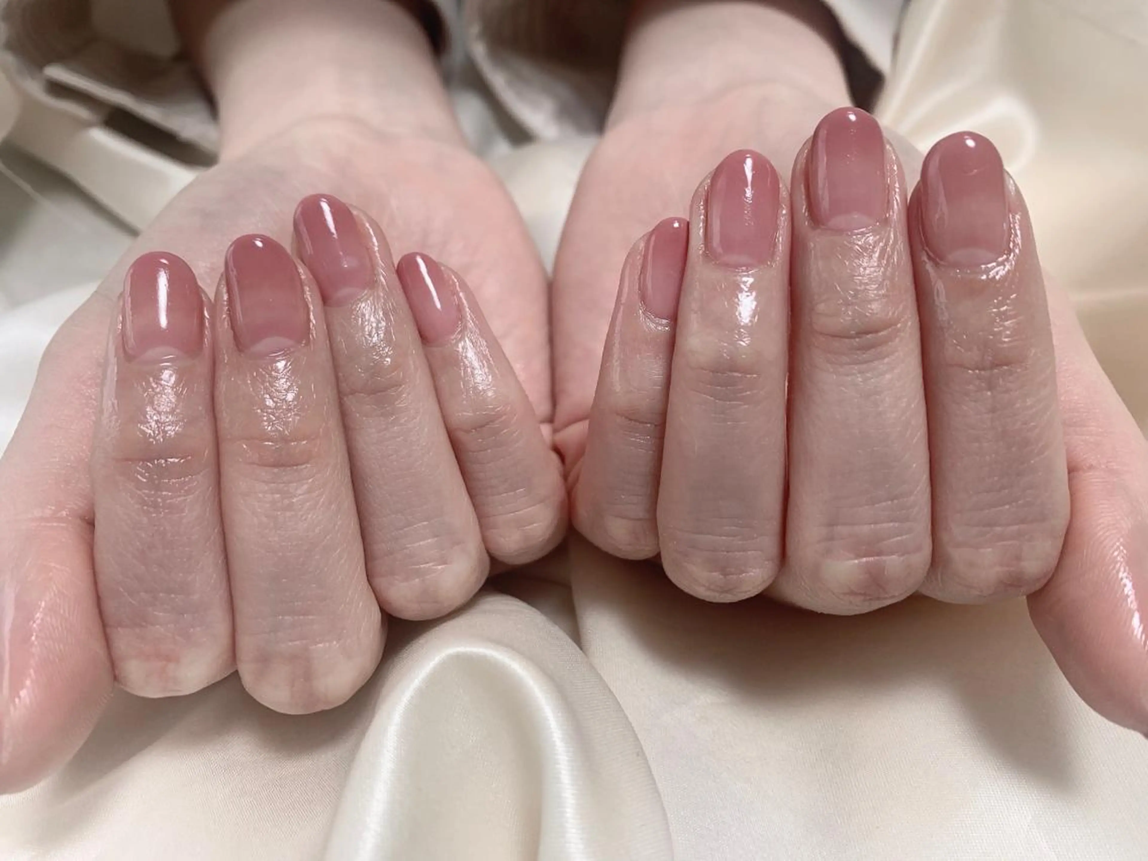 ネイル グラデーション 春ネイル kikinail 溝の口のネイルデザイン