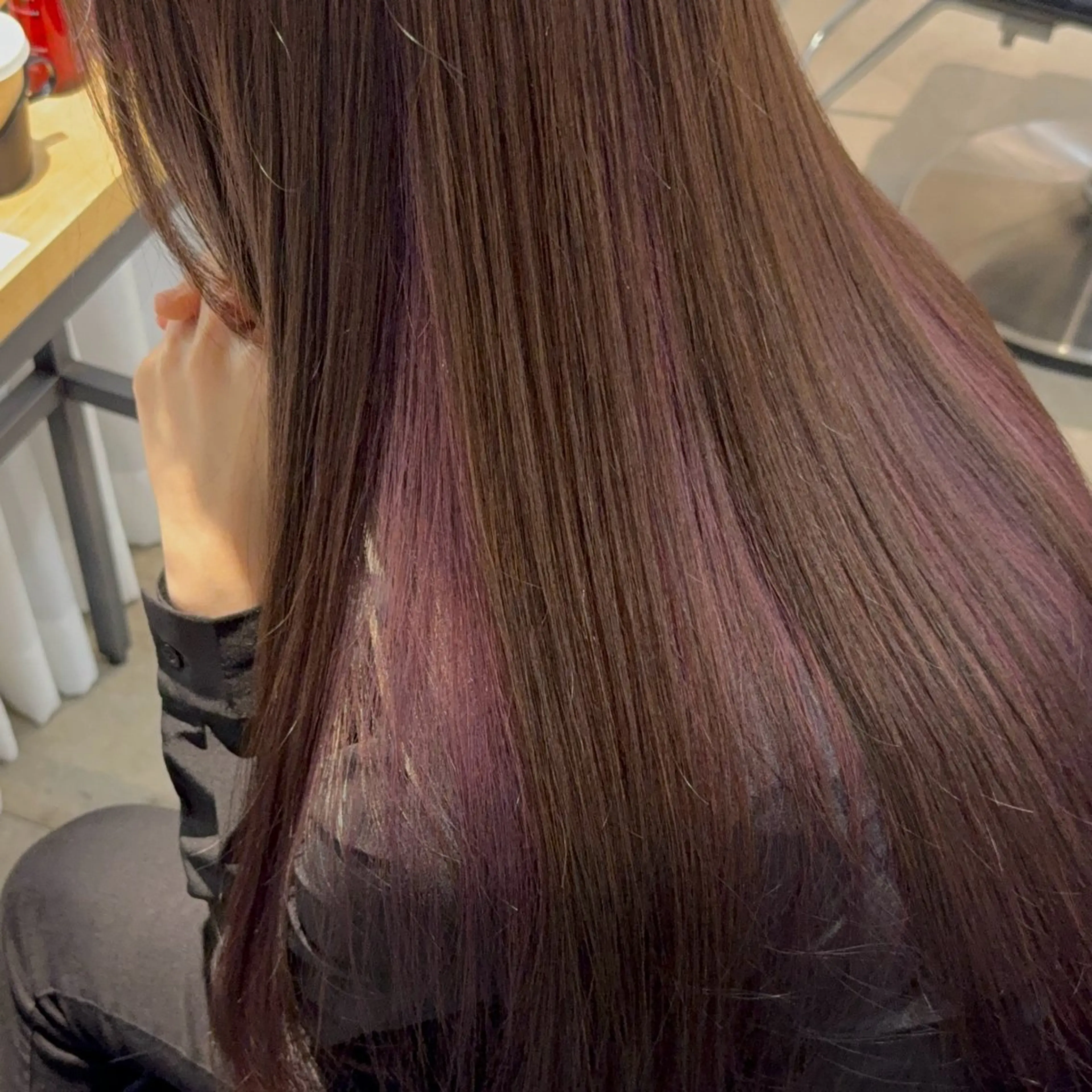 インナーカラーの写真