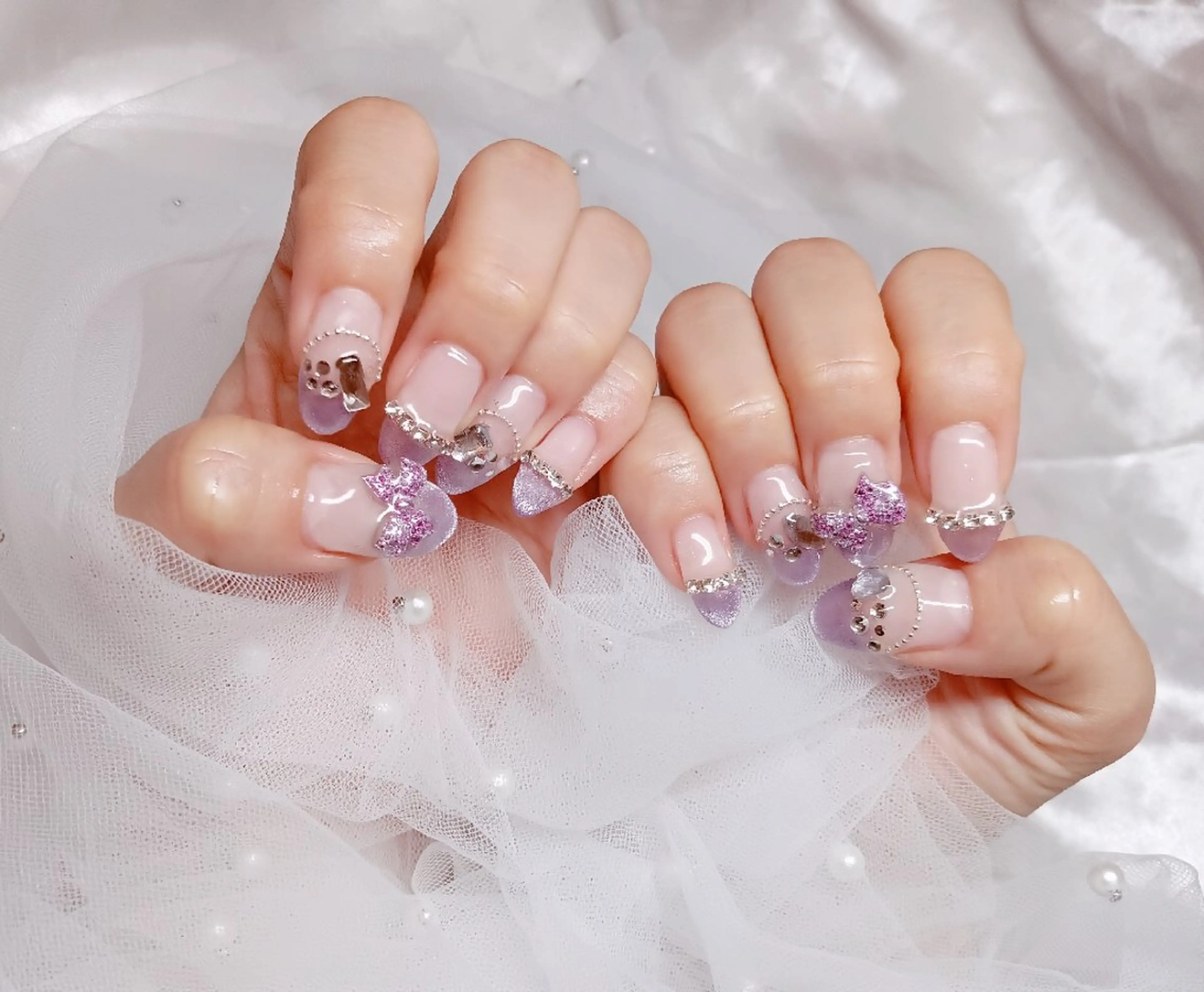ネイル キラキラネイル ハンドネイル Nail Salon macherieのネイルデザイン