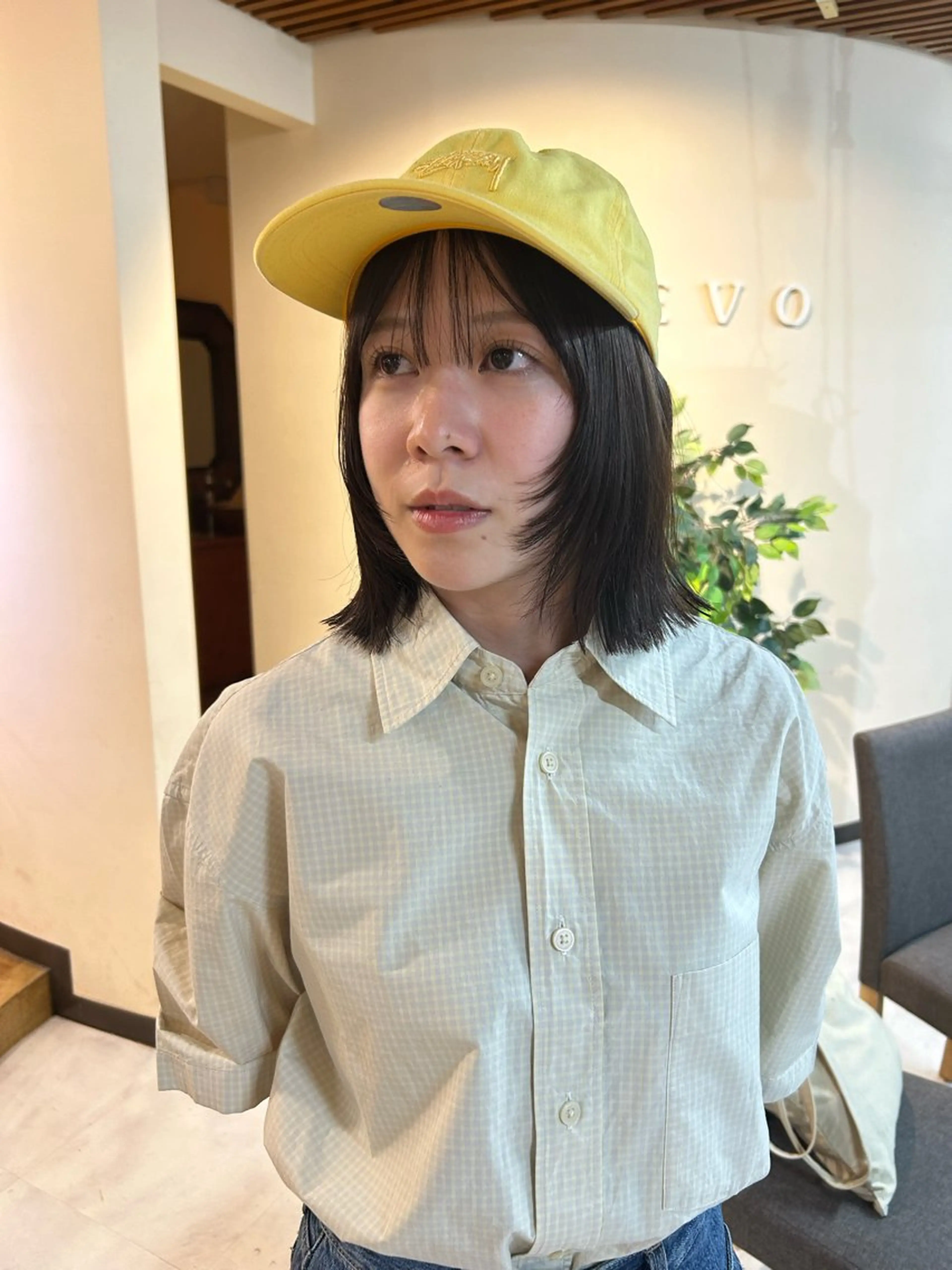 ミディアム カット ヘアカラー トリートメント 透明感/レイヤー/ 武士るな🌿‬のヘアスタイル