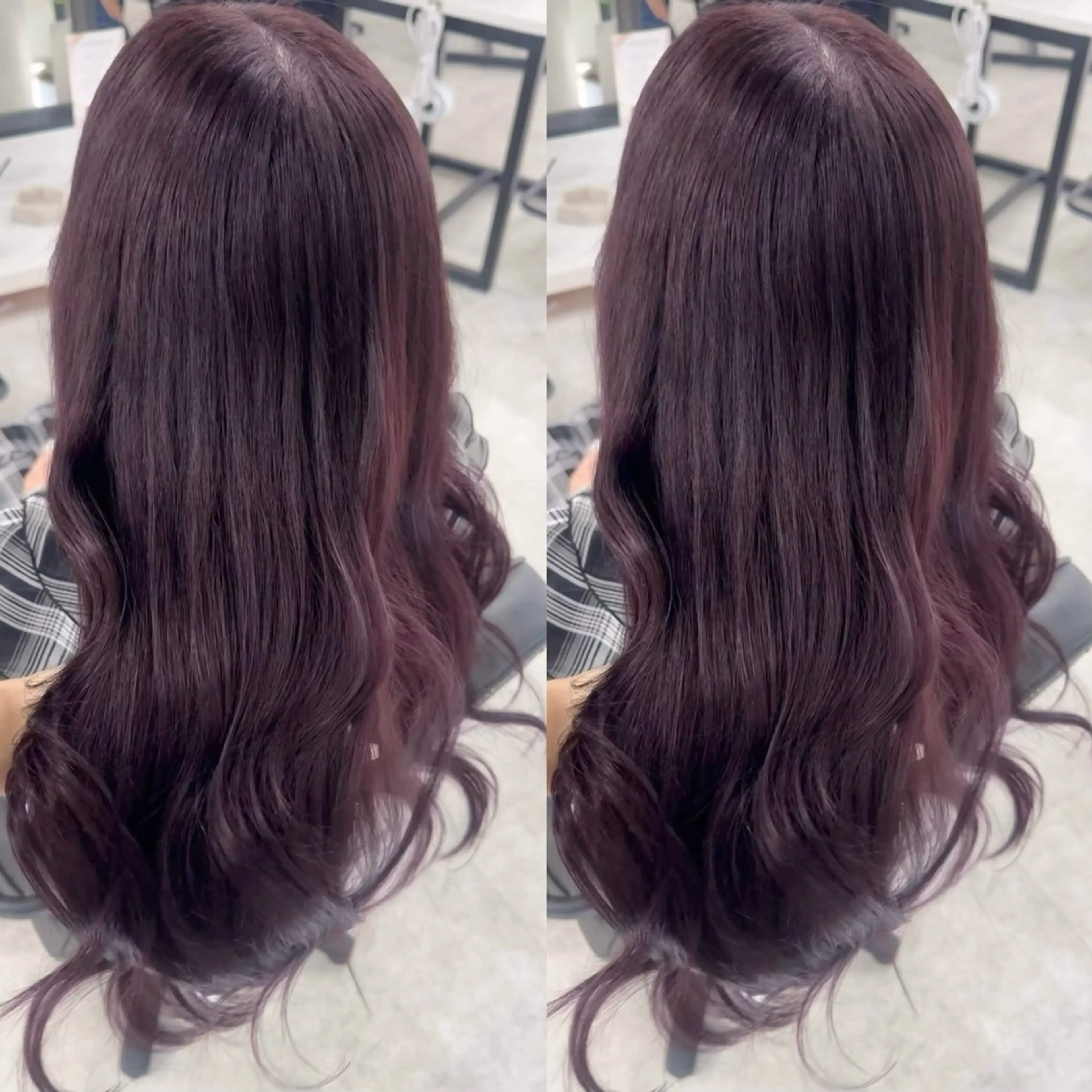 ロング カラー アッシュ アッシュブラウン ベージュカラー 黒髪 ブリーチ 赤み無し柔らかカラー 【梅田】madokaのヘアスタイル