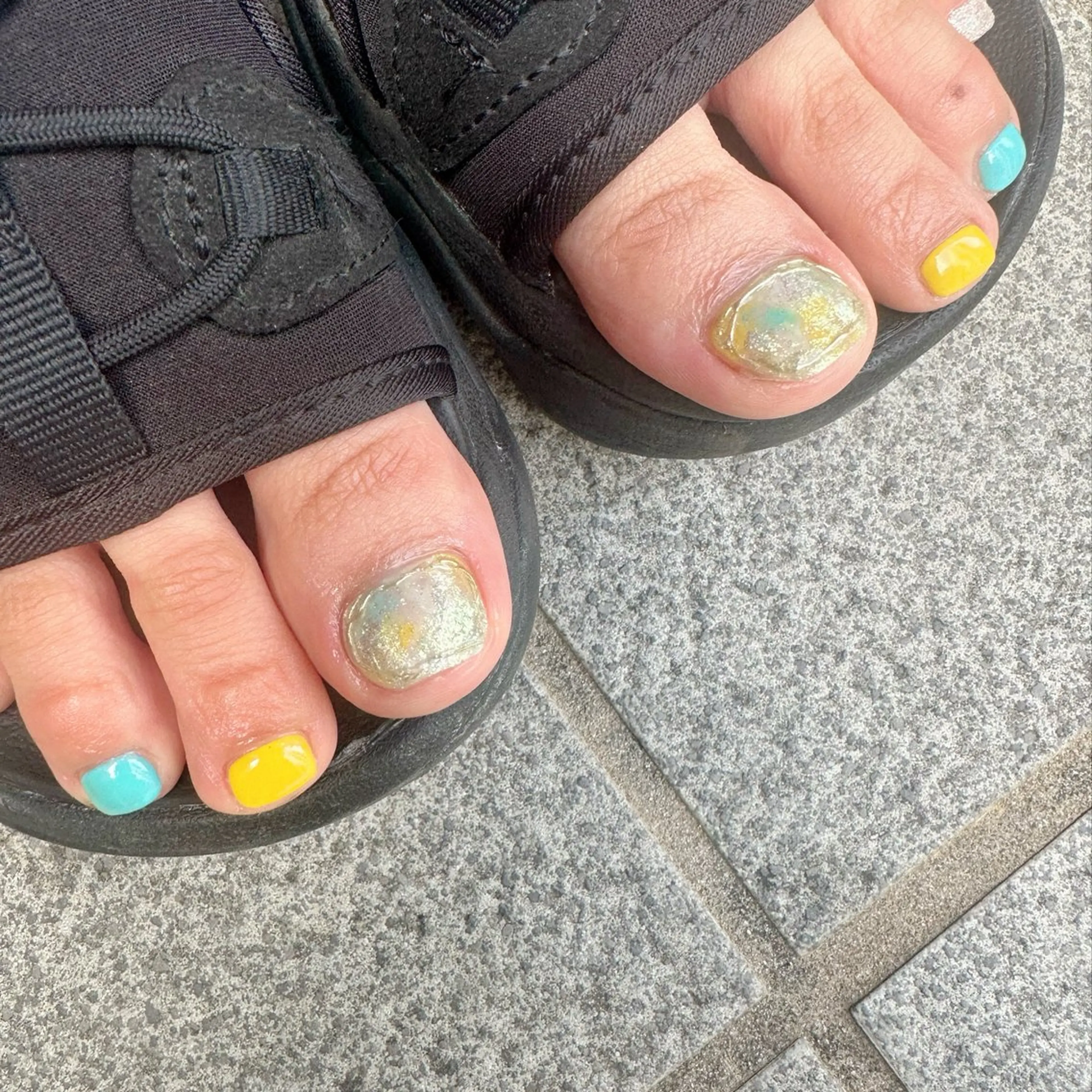 ネイル クリアネイル フットネイル 氷ネイル・うるうるネイル 韓国ネイル 大理石ネイル(マーブル) 🪞KAPE NAIL 🪞のネイルデザイン