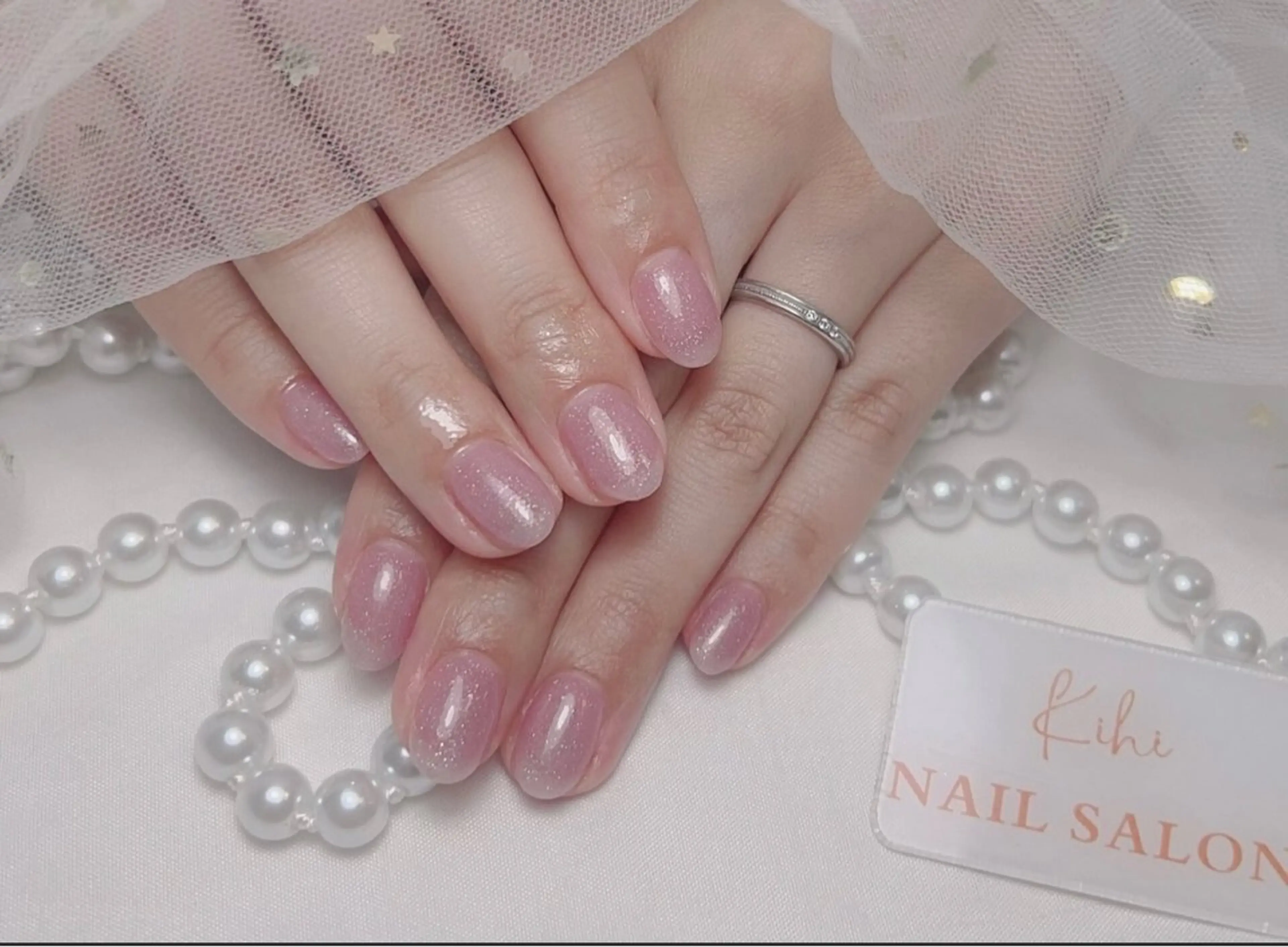 ネイル アートネイル フレンチネイル ジェルネイル グラデーション 韓国ネイル 村中 ハナのネイルデザイン