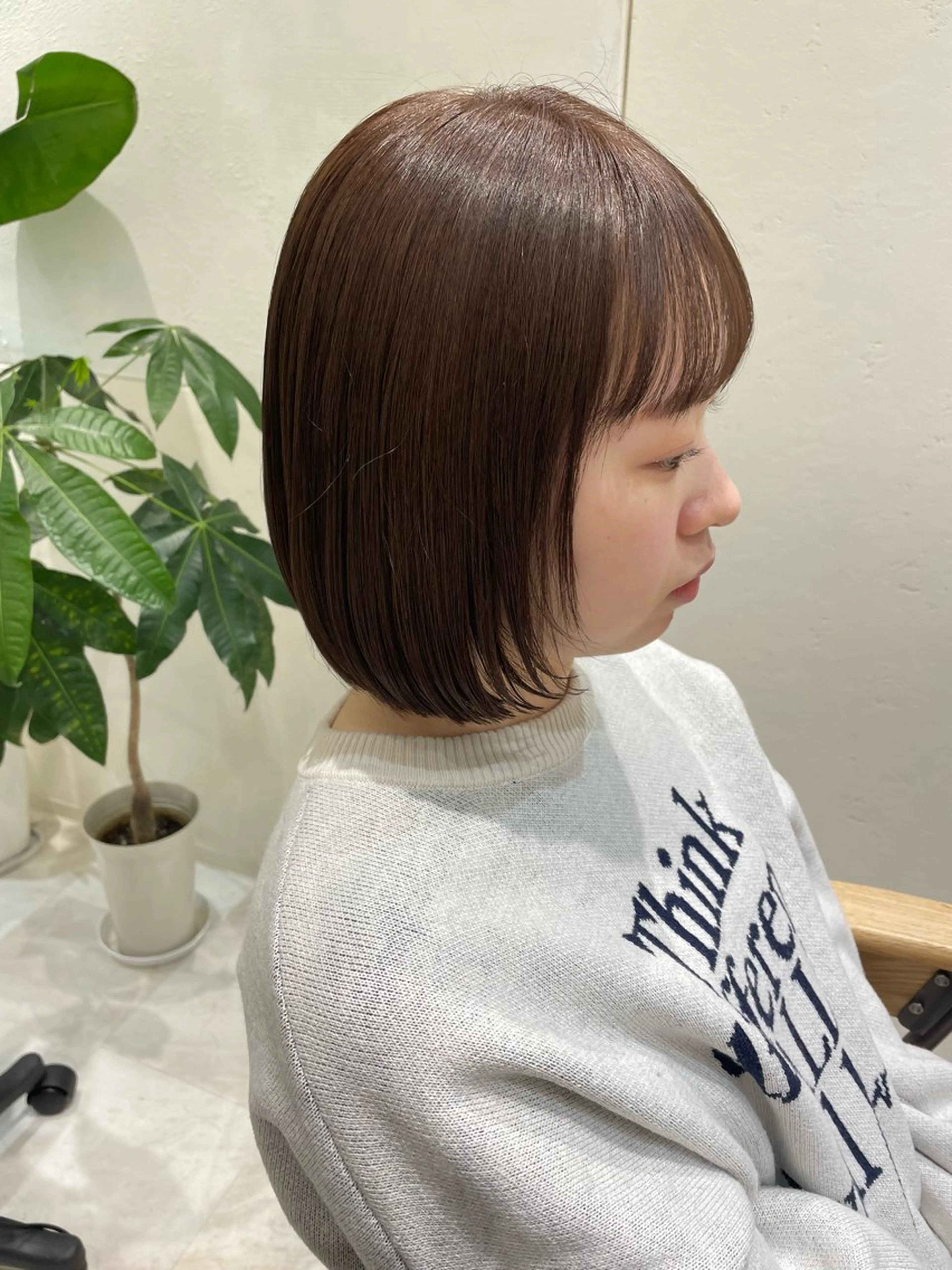 ショート カラー ヘアアレンジ ブラウンカラー ボブ PRIMA所属・🌟当日予約OK🌟 西野楓加のヘアスタイル