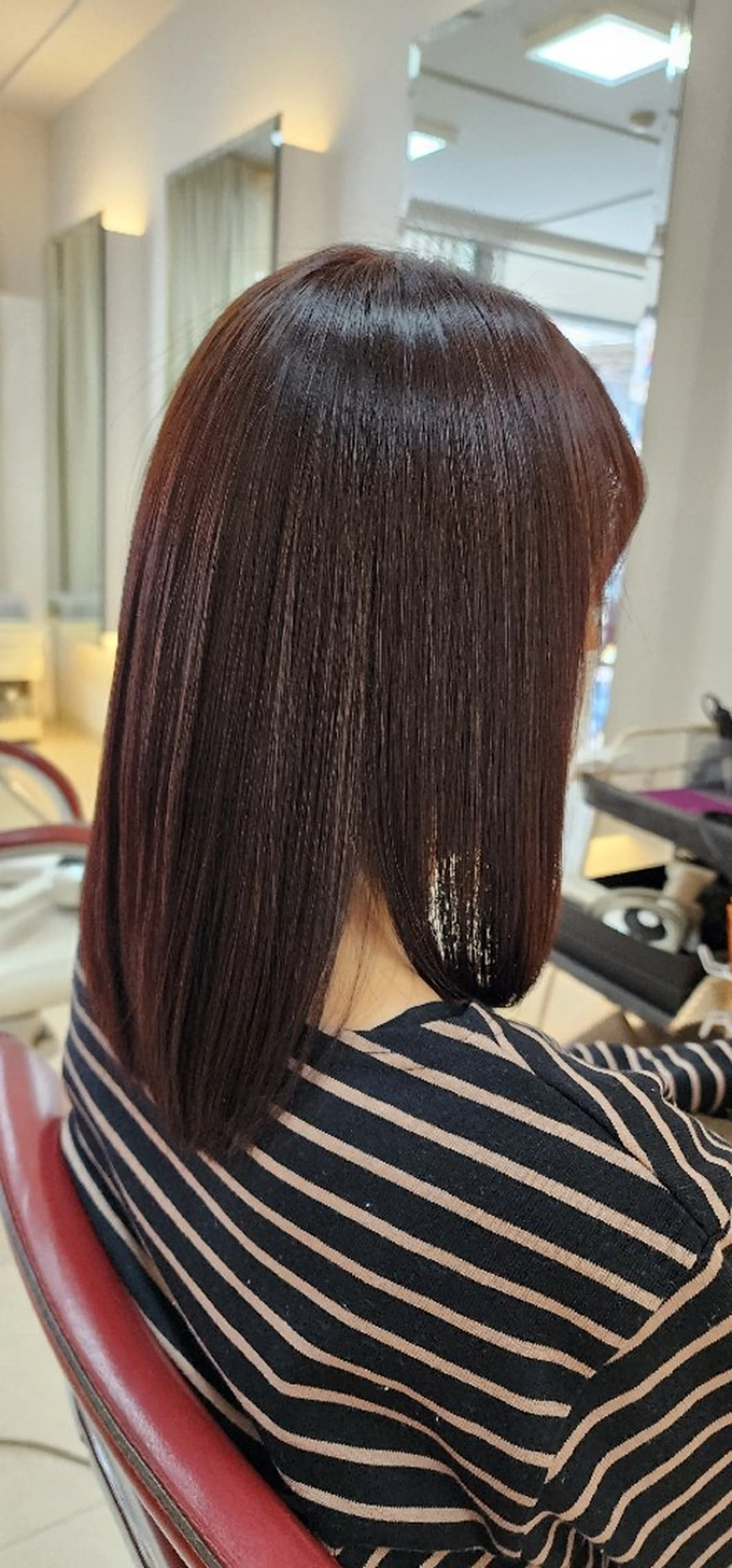 セミロング カラー パーマ hairmake Juinのヘアスタイル