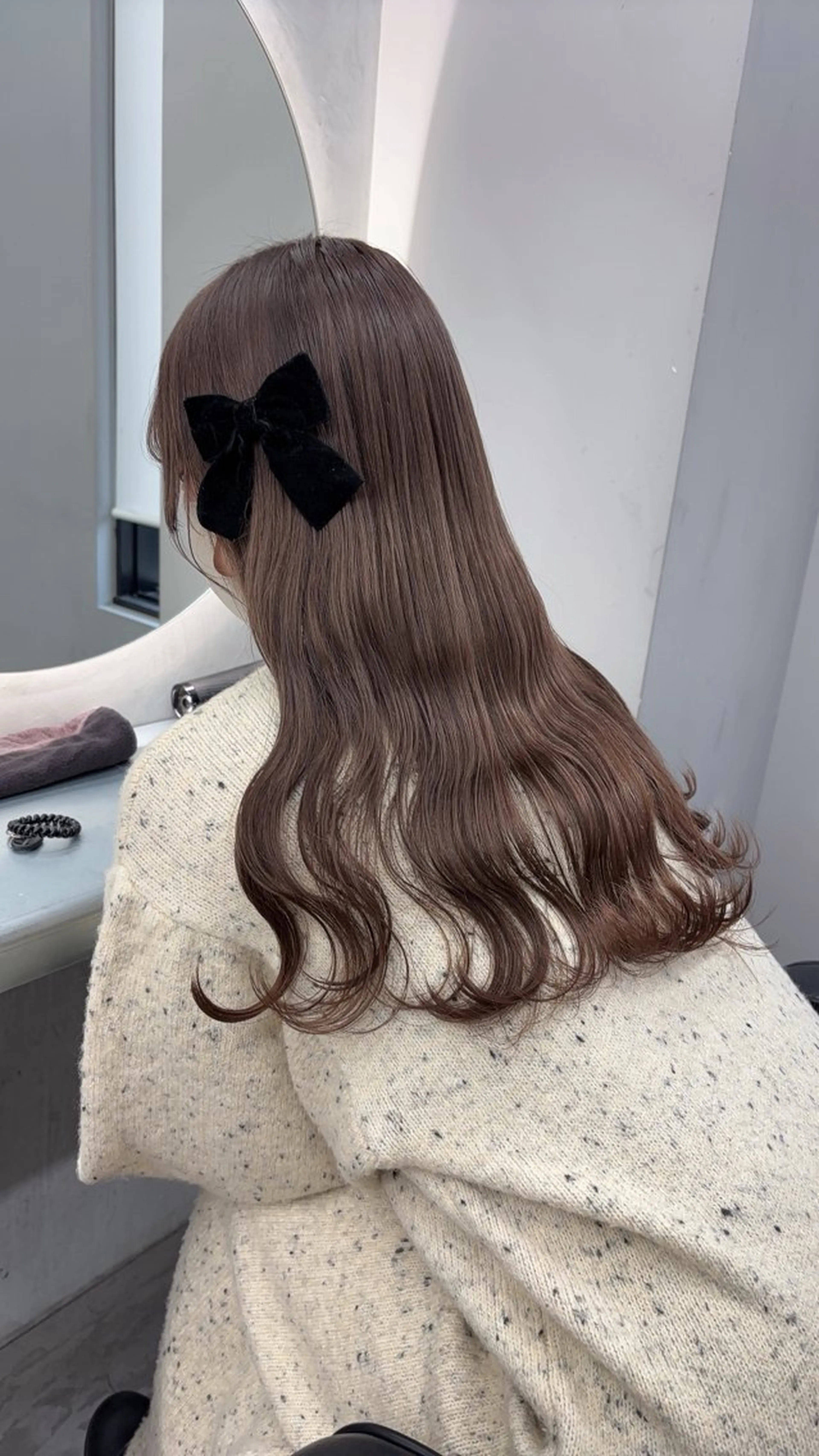 ロング ヘアカラー ヘアセット ゆるふわ透明感カラー 🎀ほの/表参道のヘアスタイル