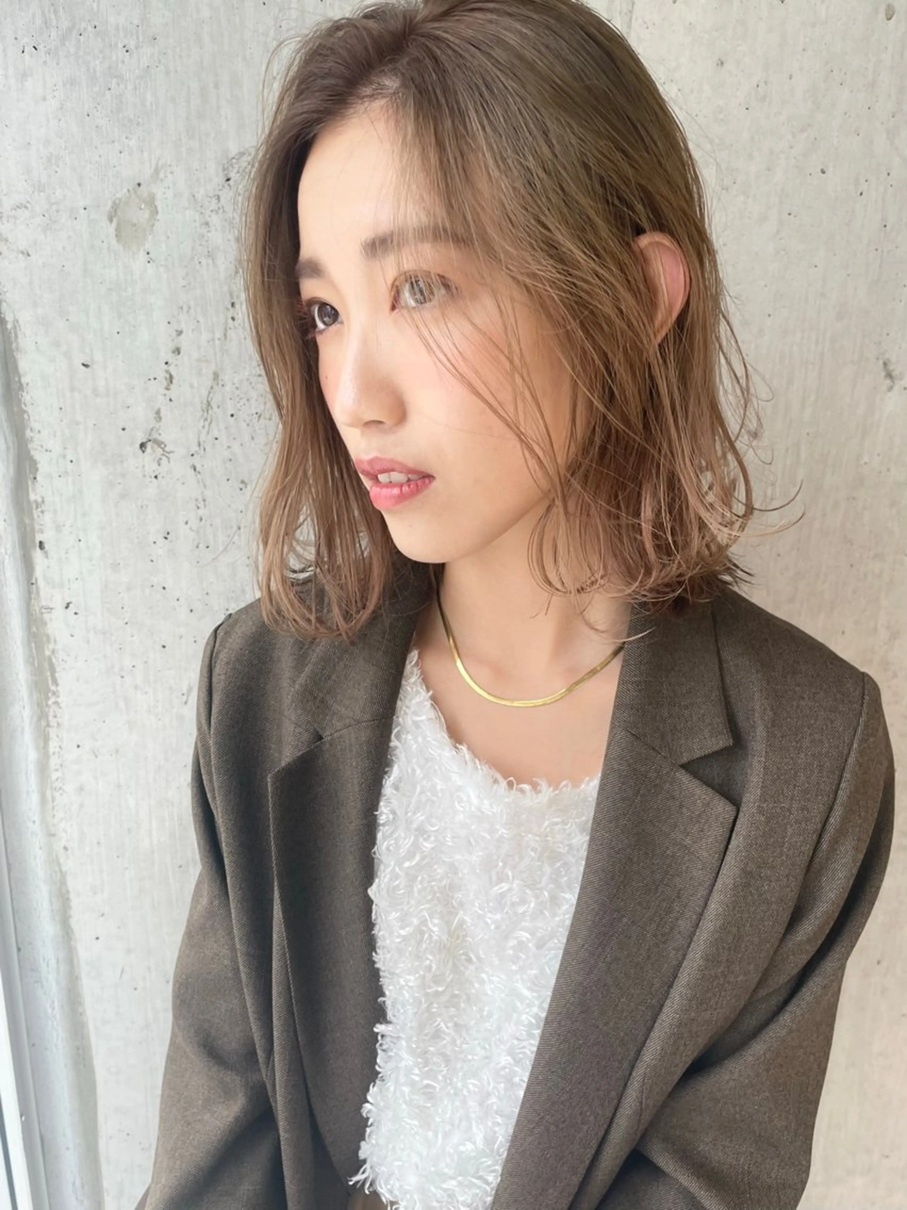 《💗ミニモ1月期間限定クーポン💗》cut+ うるツヤ透明感ダブルカラー(ブリーチあり) ¥9900円の写真