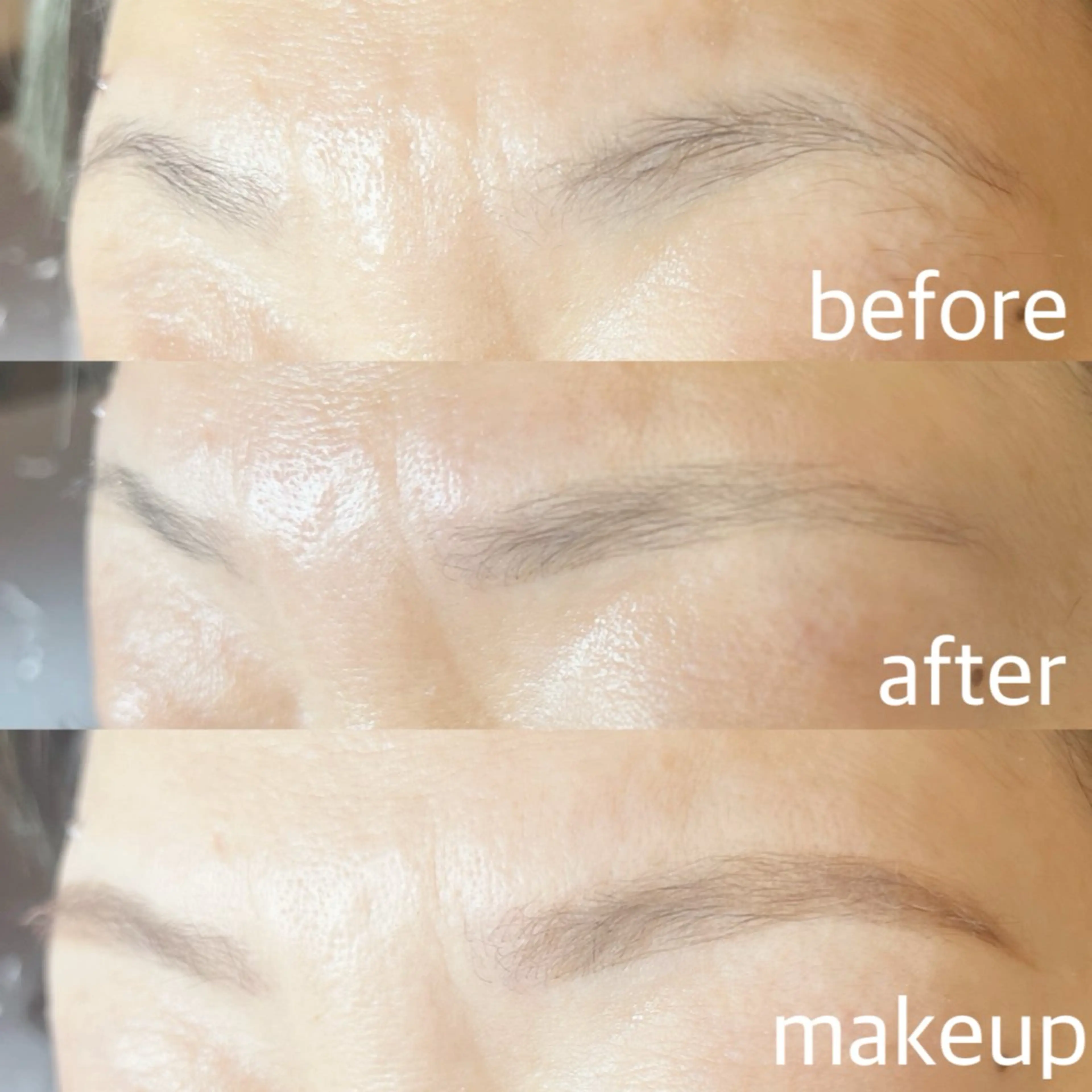 アイブロウ ワックス脱毛 眉カット PutiLuca 佐々木の眉毛・アイブロウイメージ