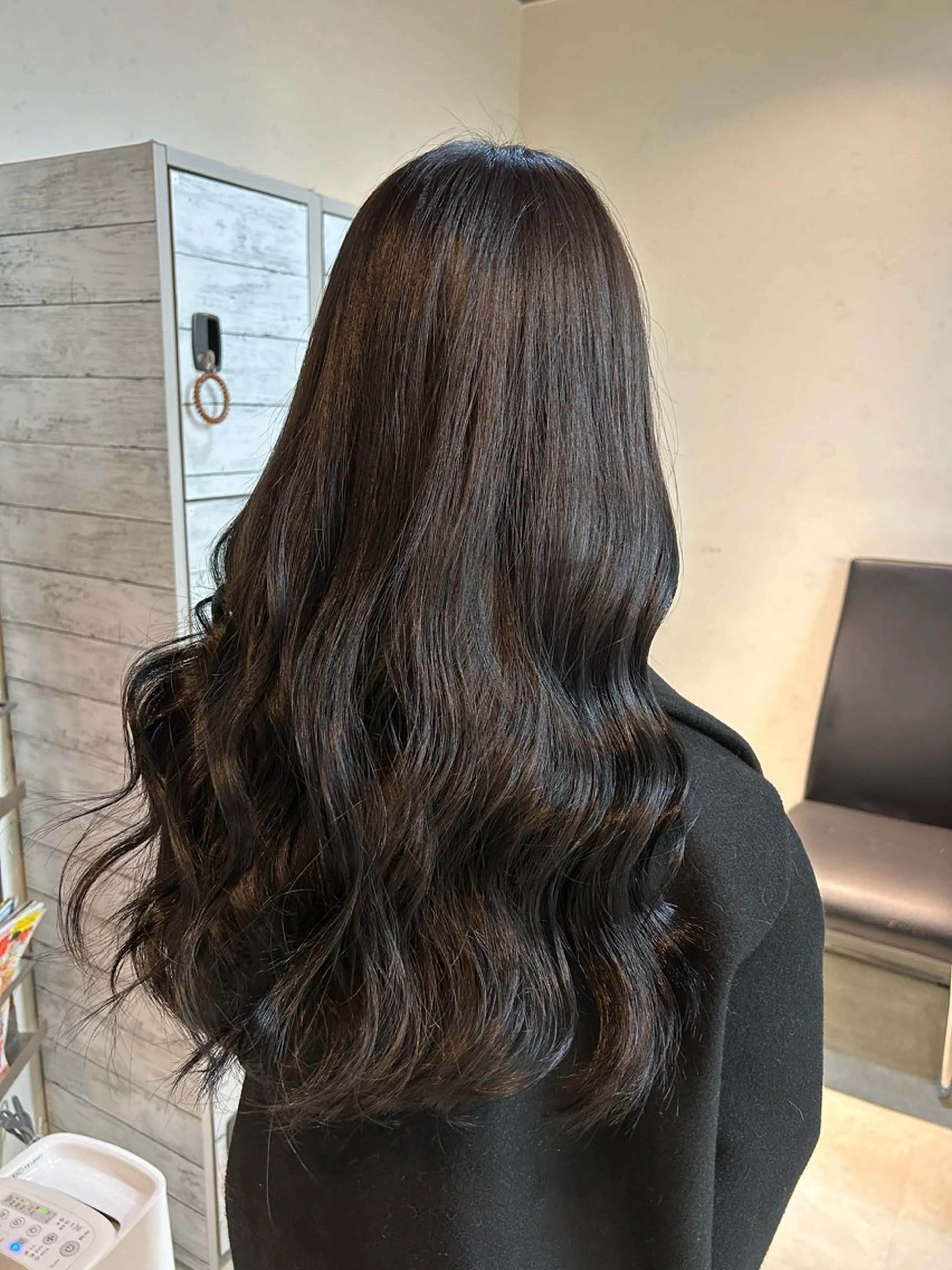 ロング カラー 後藤紗英/髪質改善 /オリーブベージュのヘアスタイル