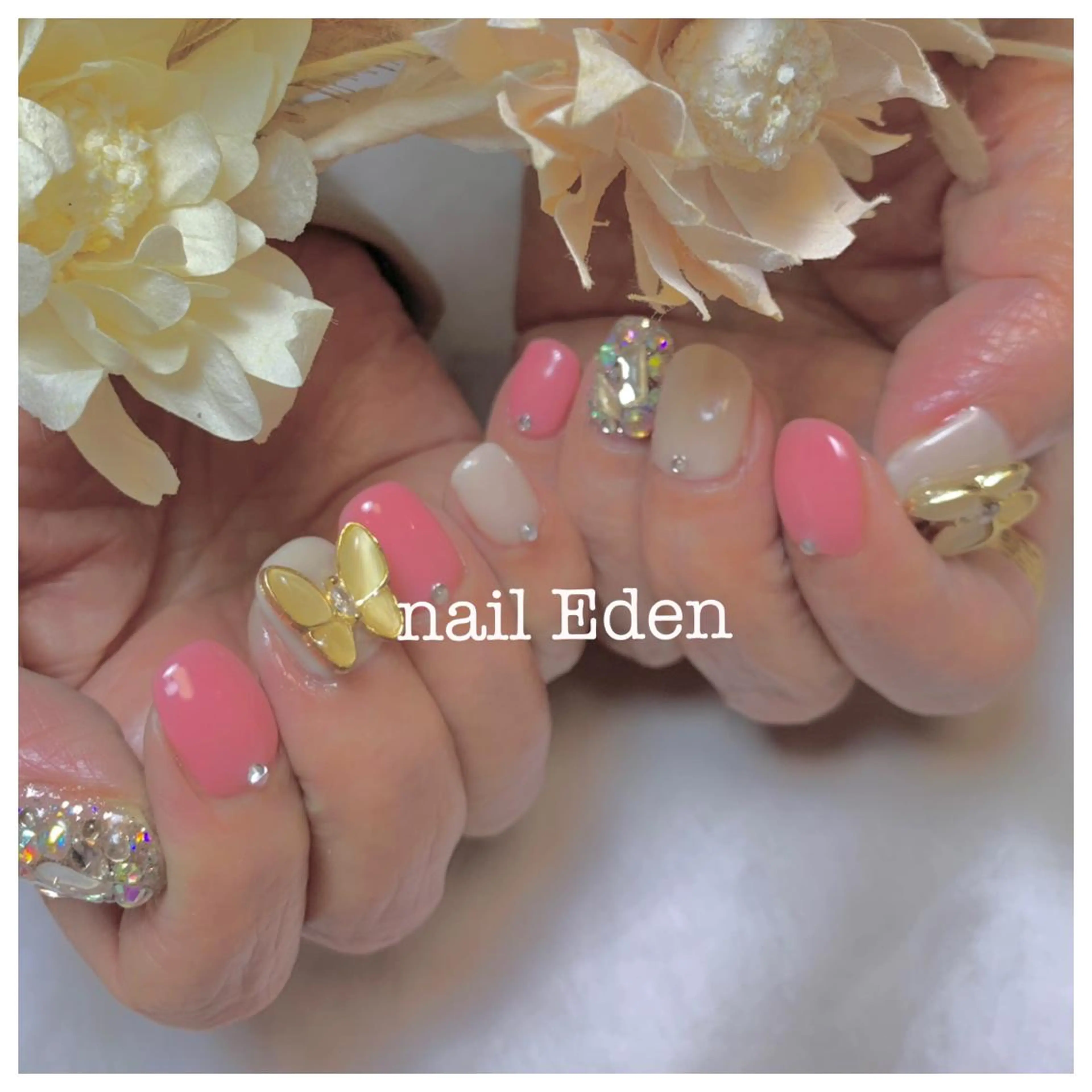 ネイル 持ち込み ハンドネイル ハンドケア Eden　private nail saron所属・Eden ♾️のネイルデザイン