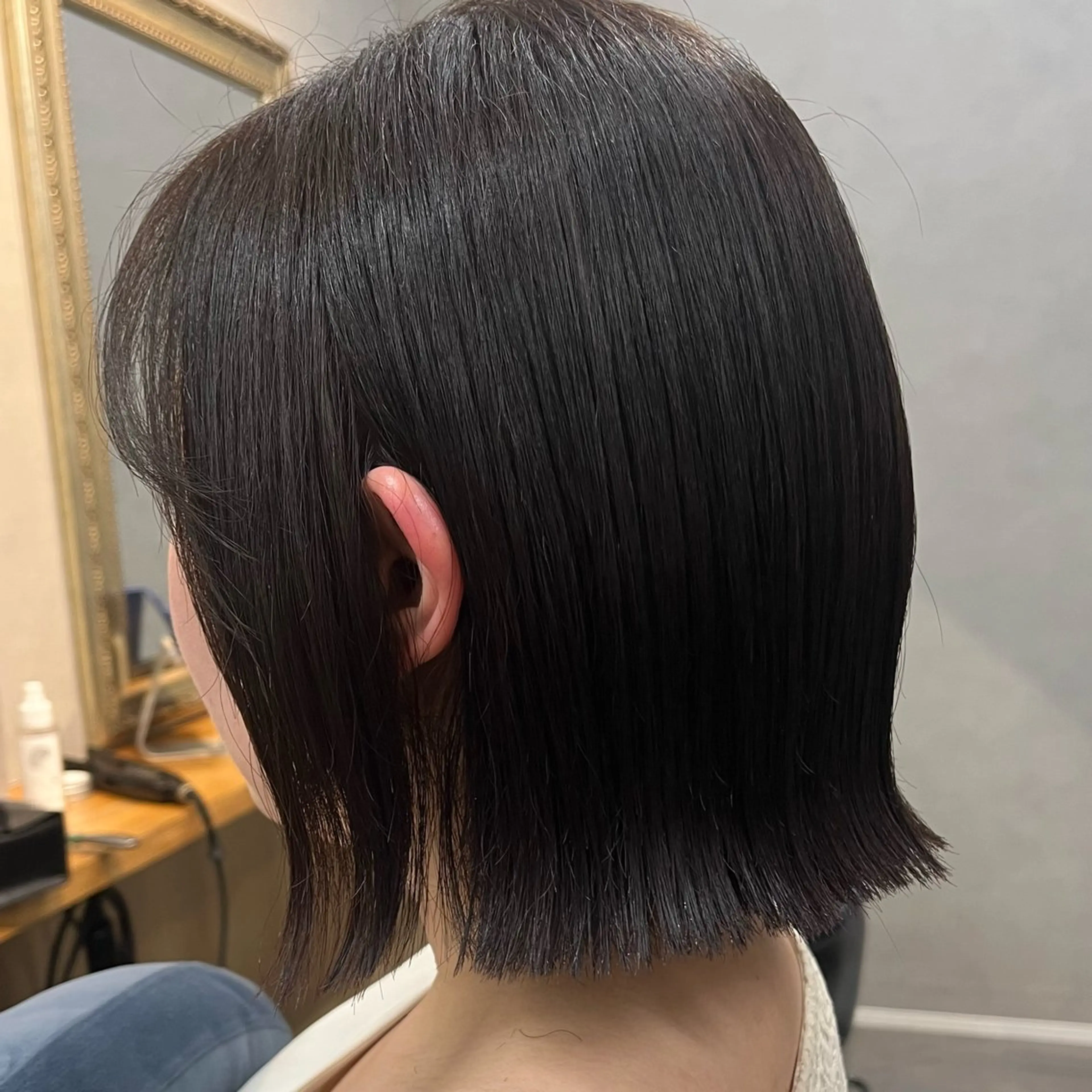 ショート ボブ レイヤー/艶髪 /新宿/佐藤巧己✨のヘアスタイル