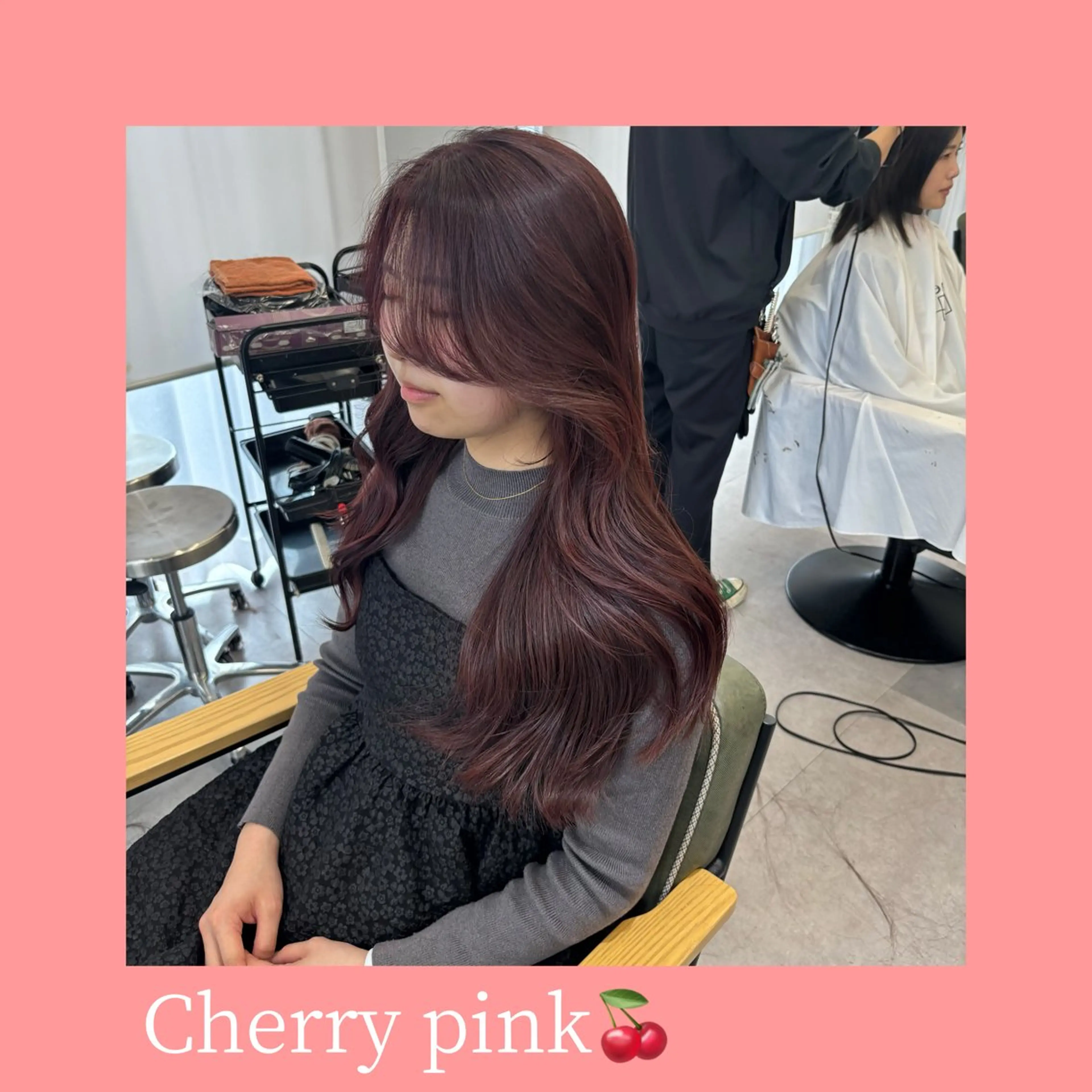 ロング カラー ブリーチ ブリーチなしカラー aoi/暖色カラー/ プツッとボブ🎀のヘアスタイル