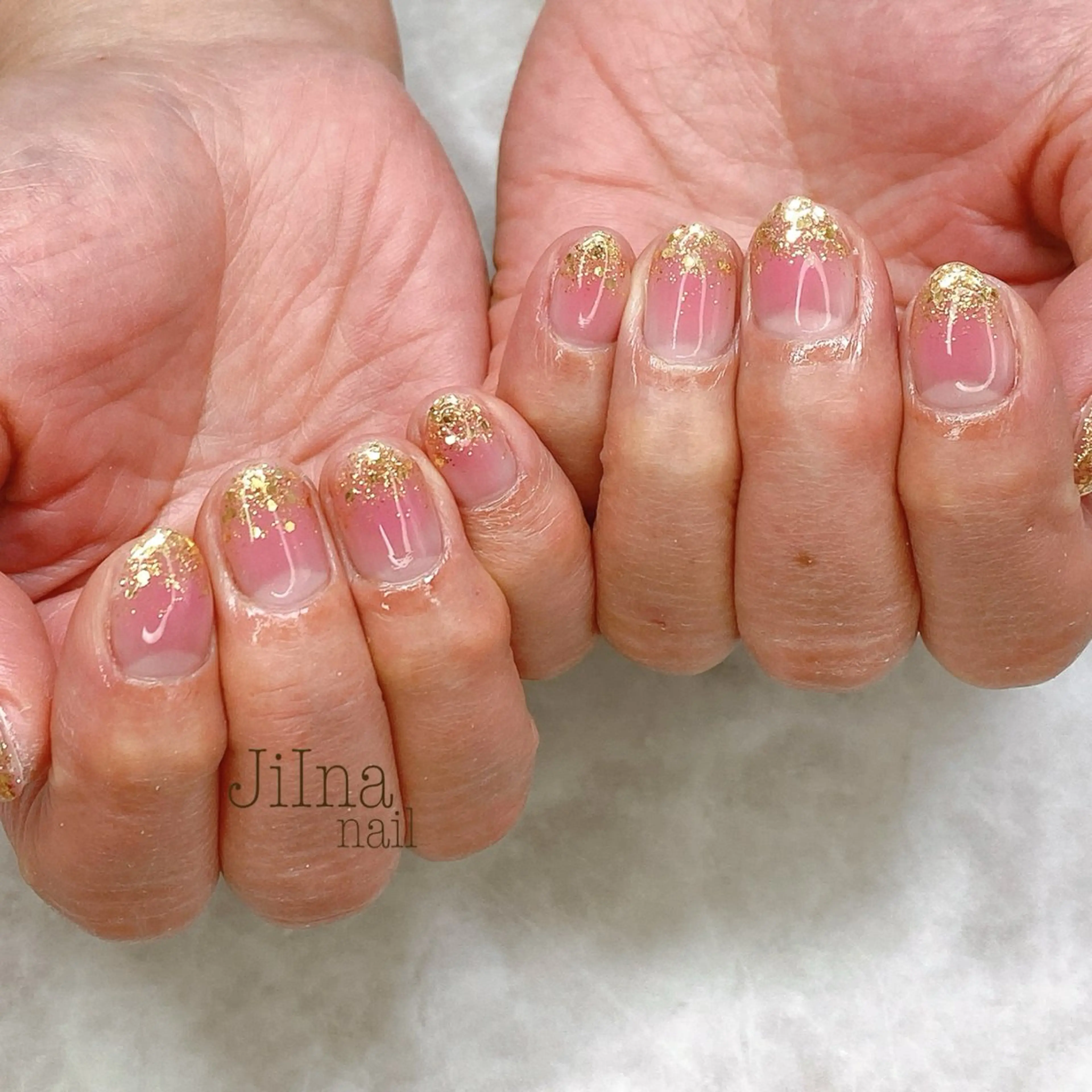 ネイル チークネイル 持ち込み JiIna nailのネイルデザイン