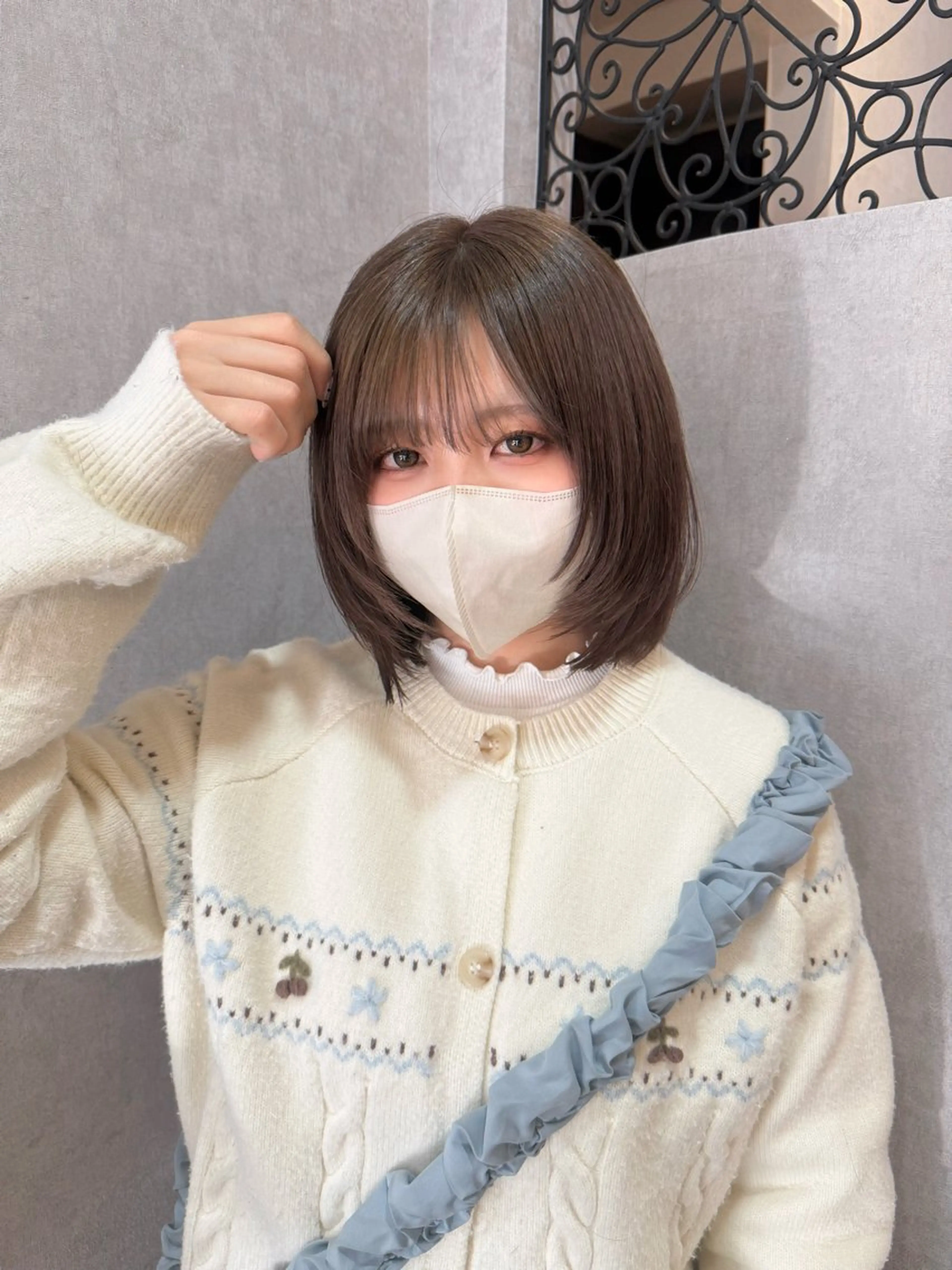 ショート ボブレイヤー ボブ レイヤーカット 星田 美海のヘアスタイル