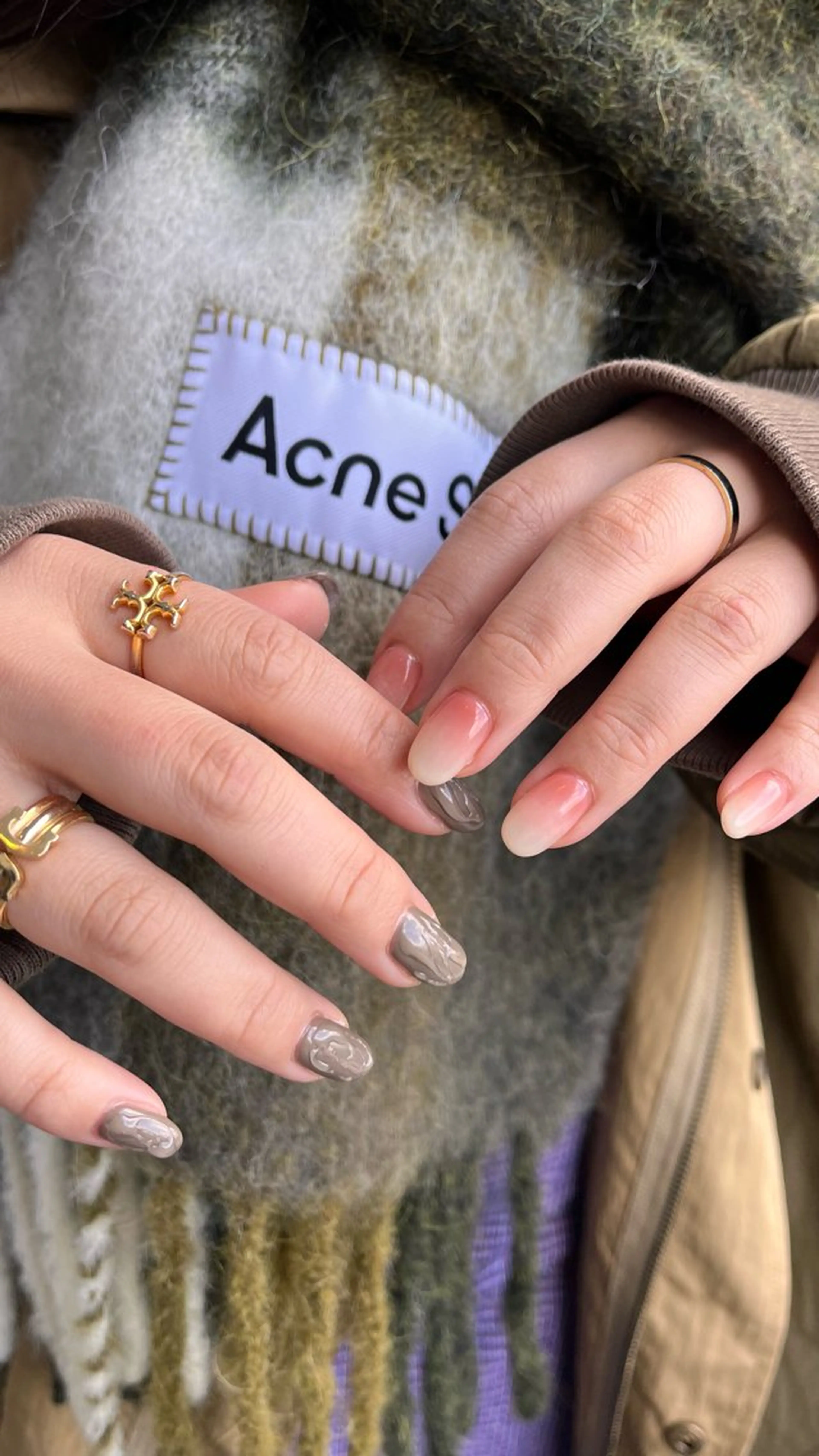 ネイル 🤎Two ERI🤎のネイルデザイン