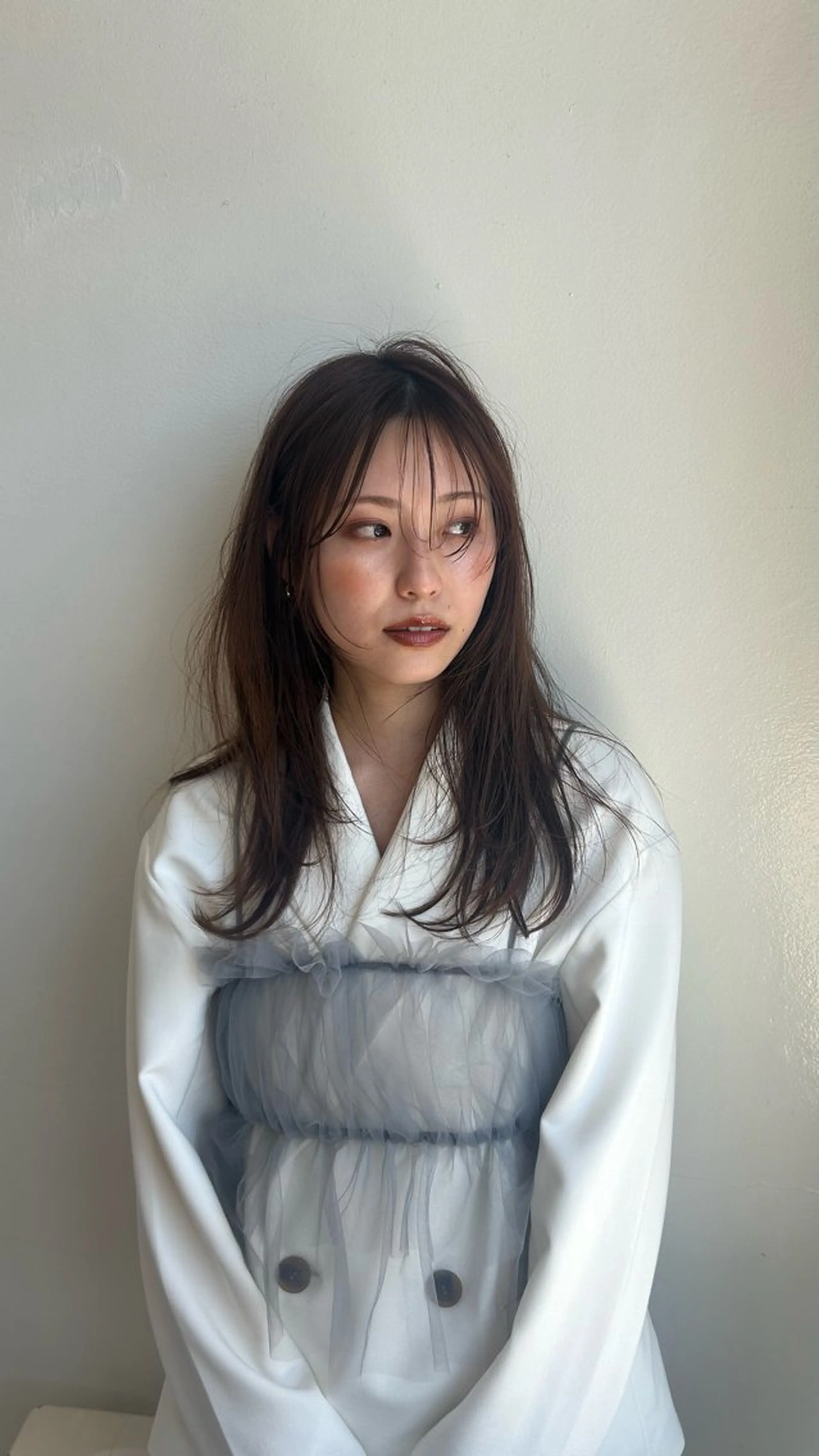 ロング カット ヘアカラー MODEK's アヤナのヘアスタイル