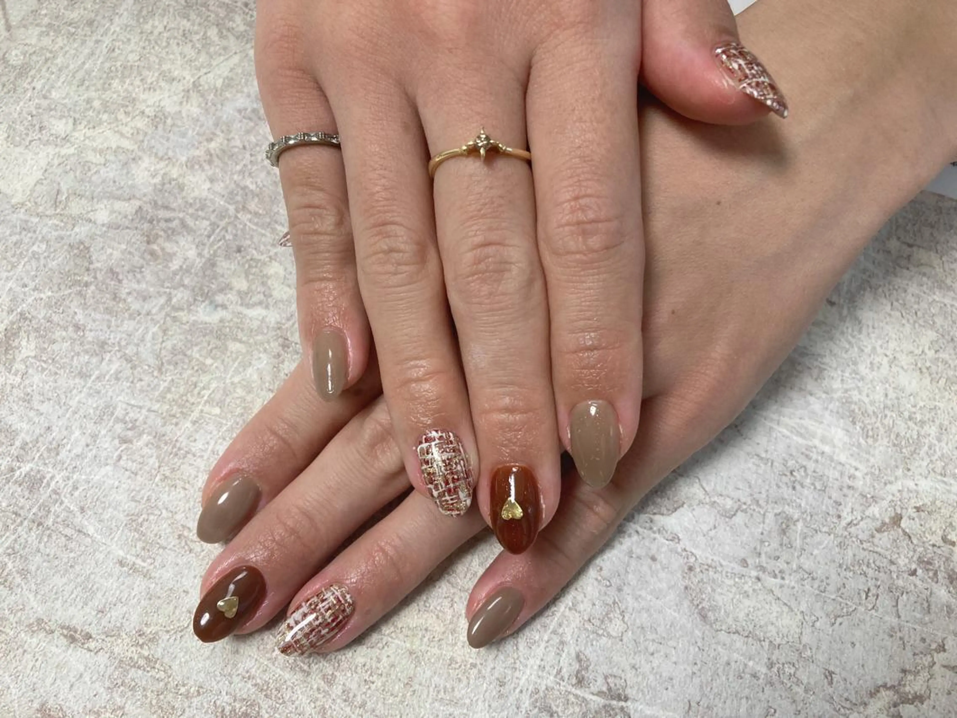 ネイル フットネイル フレンチネイル ジェルネイル ハート 韓国ネイル Mogu nail 二子玉川のネイルデザイン