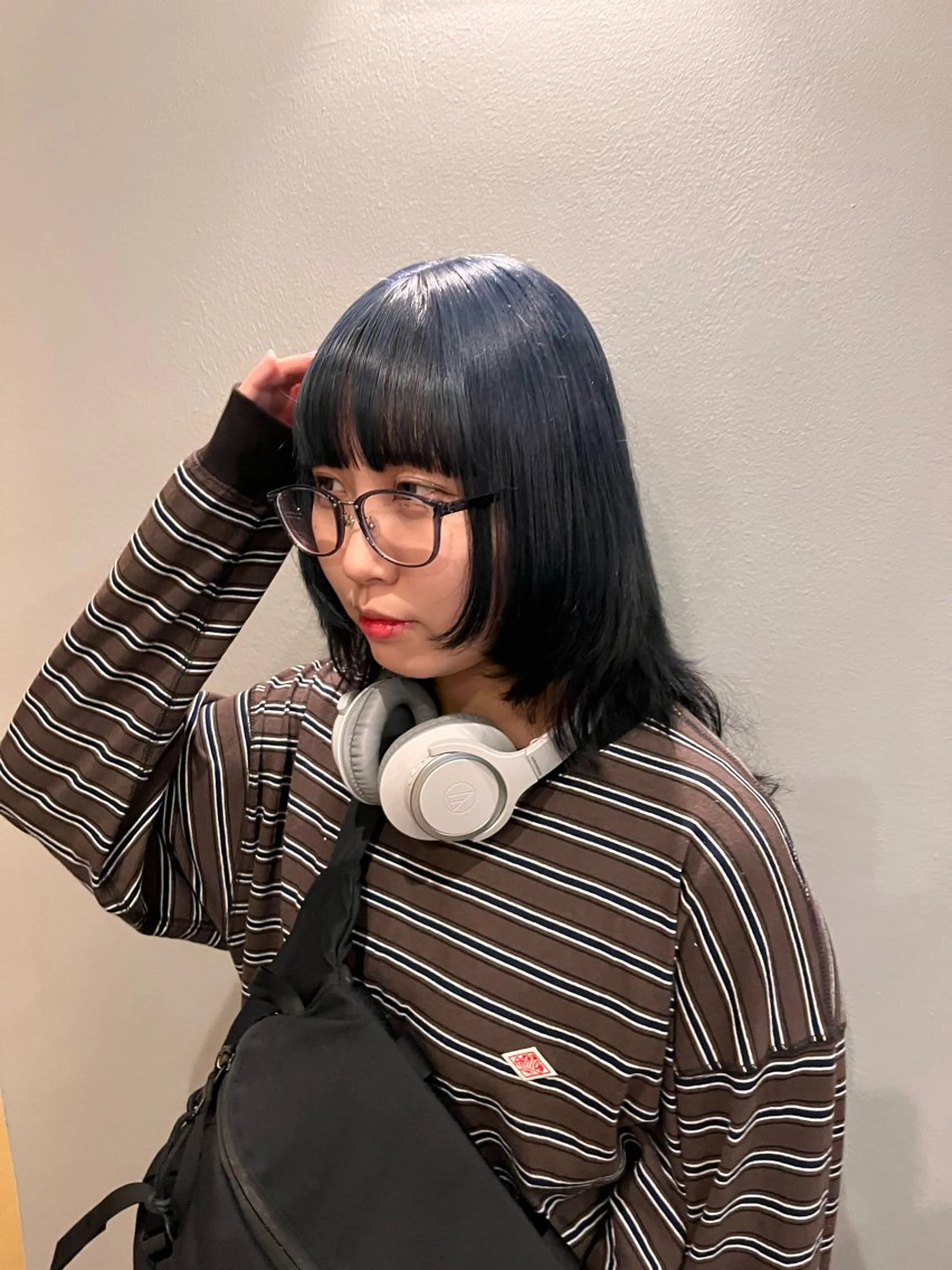 カラー ブルーカラー インナーカラー cime所属・小林実愛/ ハイトーン/心斎橋/のヘアスタイル