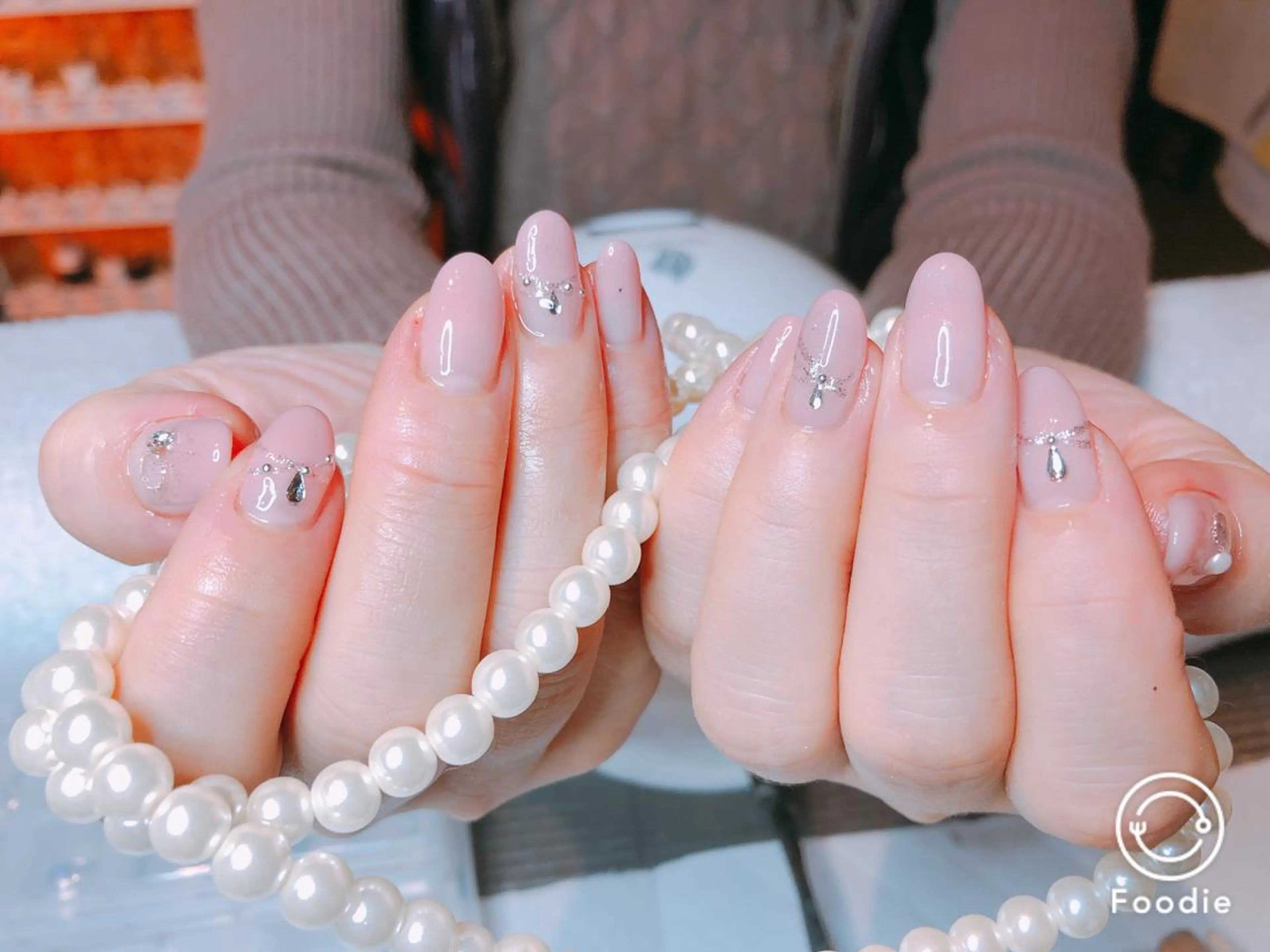 ミディアム ネイル 長さ出し専門 nynaのネイルデザイン