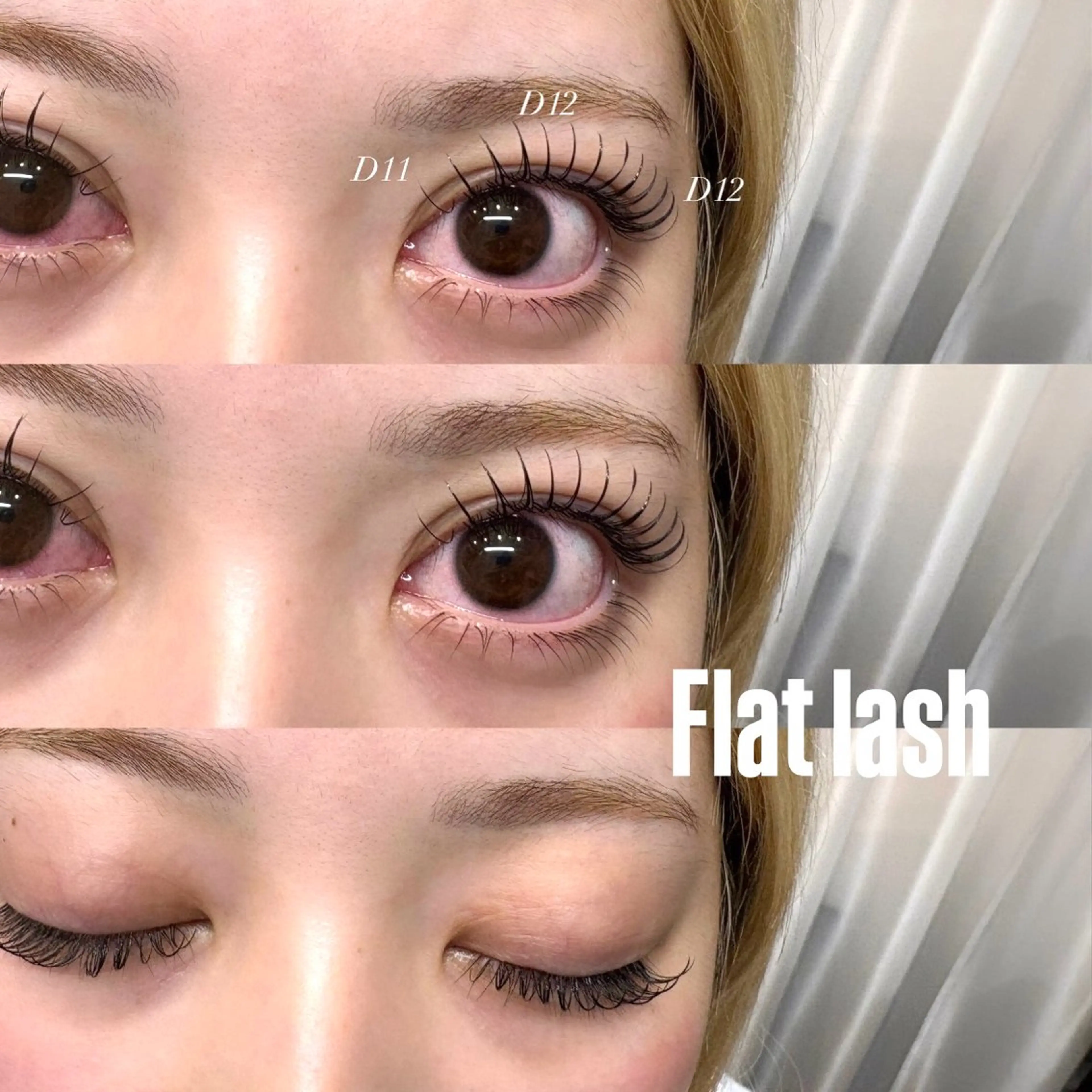 最高級フラットラッシュ140本の写真