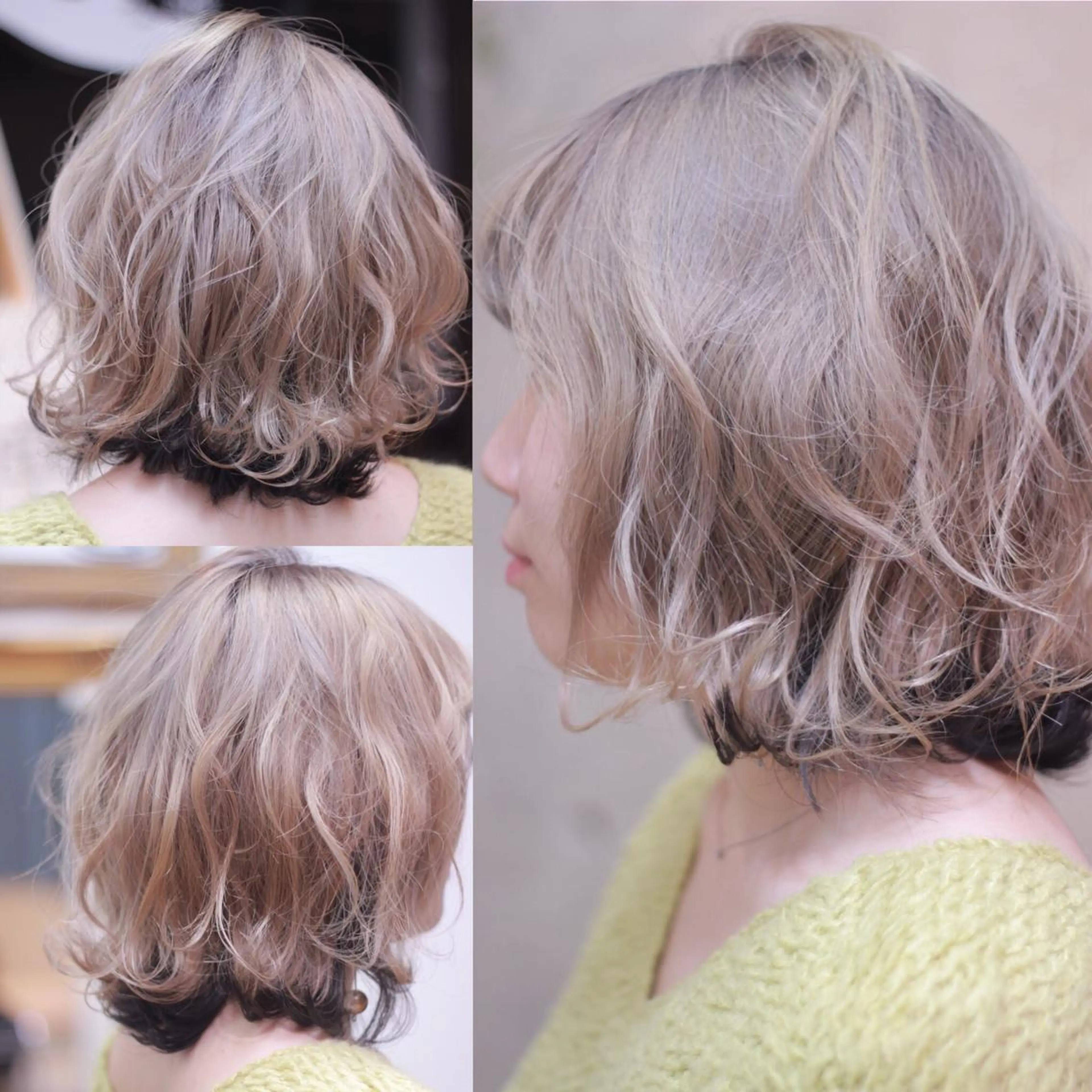 ショート カラー ブロンド cachecache所属・及川 光のヘアスタイル