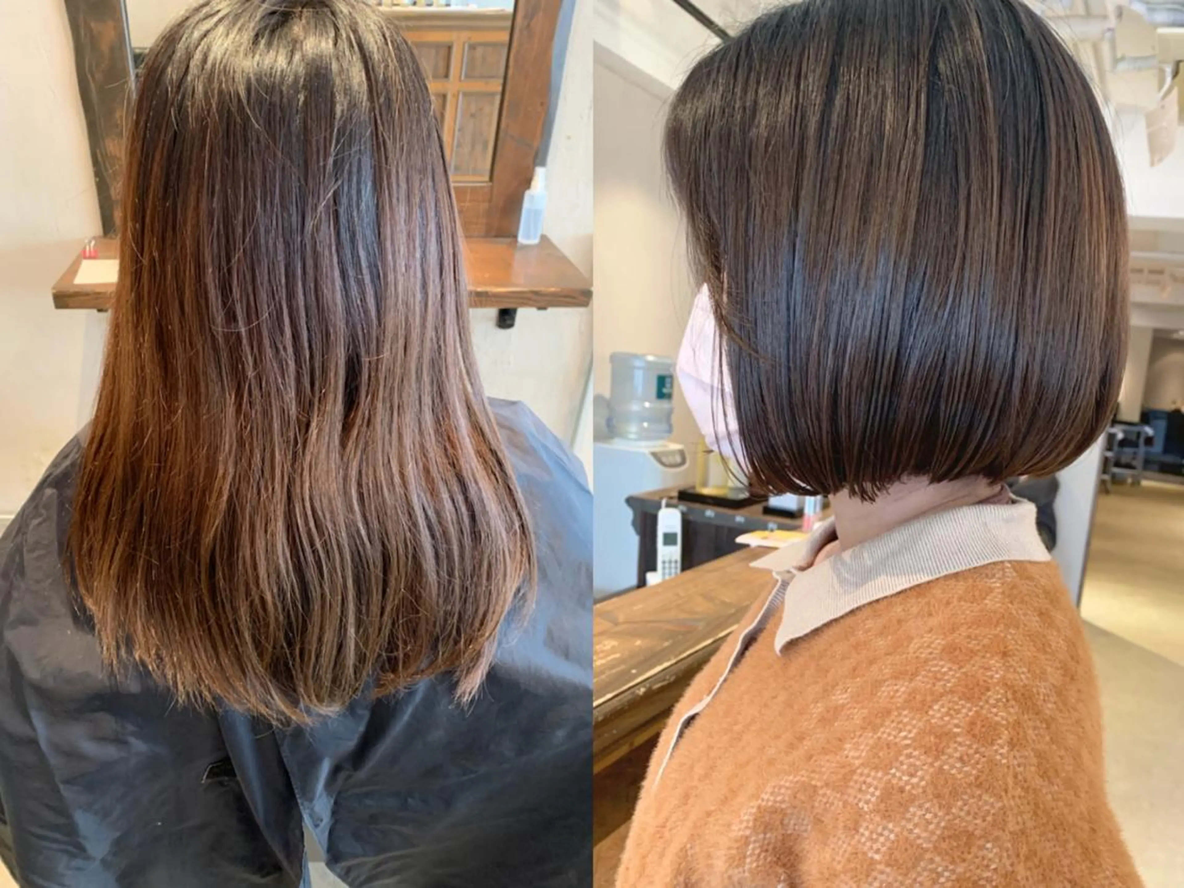 ショート カラー 透明感/オリーブ/ グレージュ/YUKAのヘアスタイル