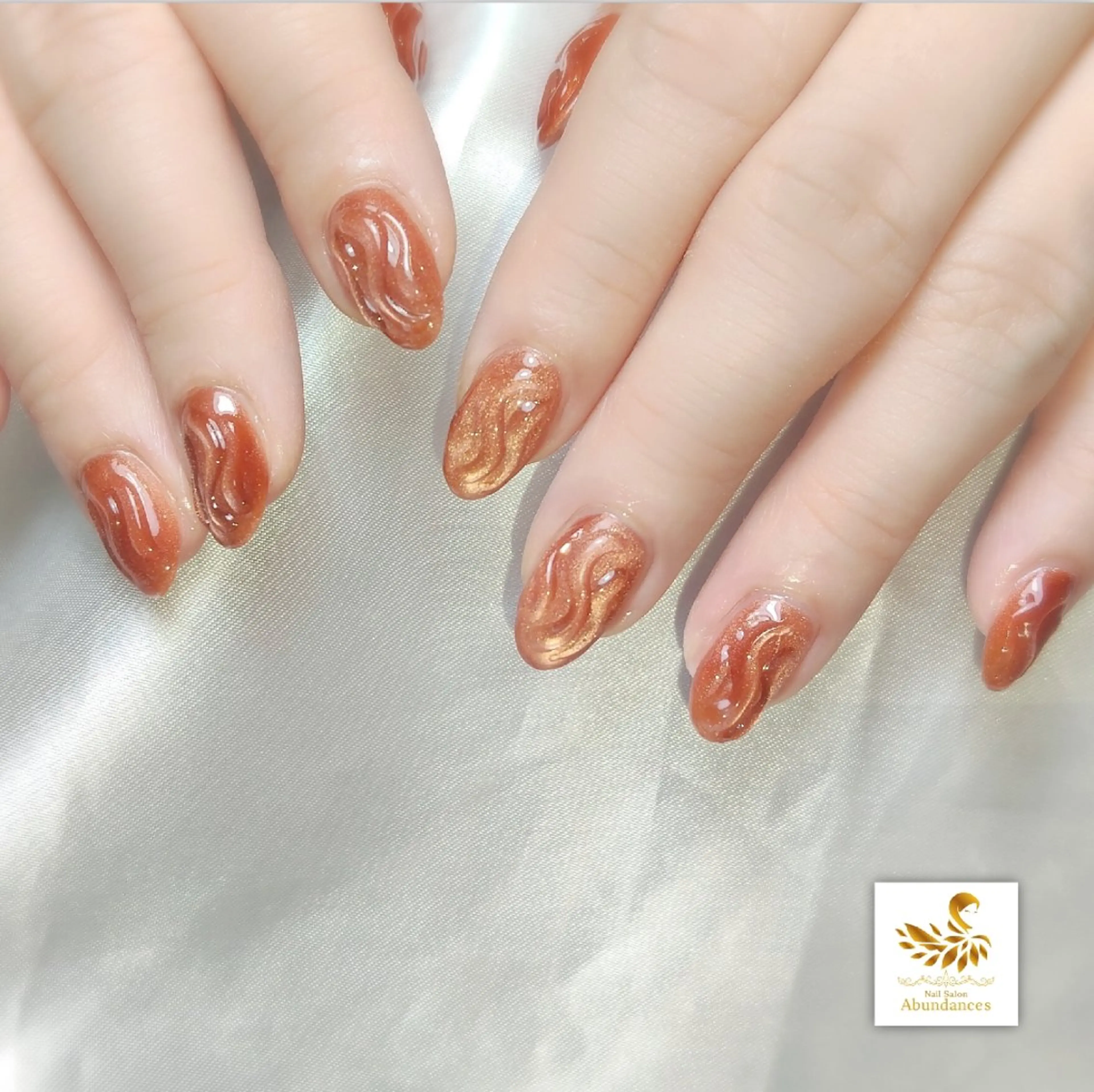 ネイル マグネットネイル ハンドネイル 完全予約制個室サロン Abundancesのネイルデザイン