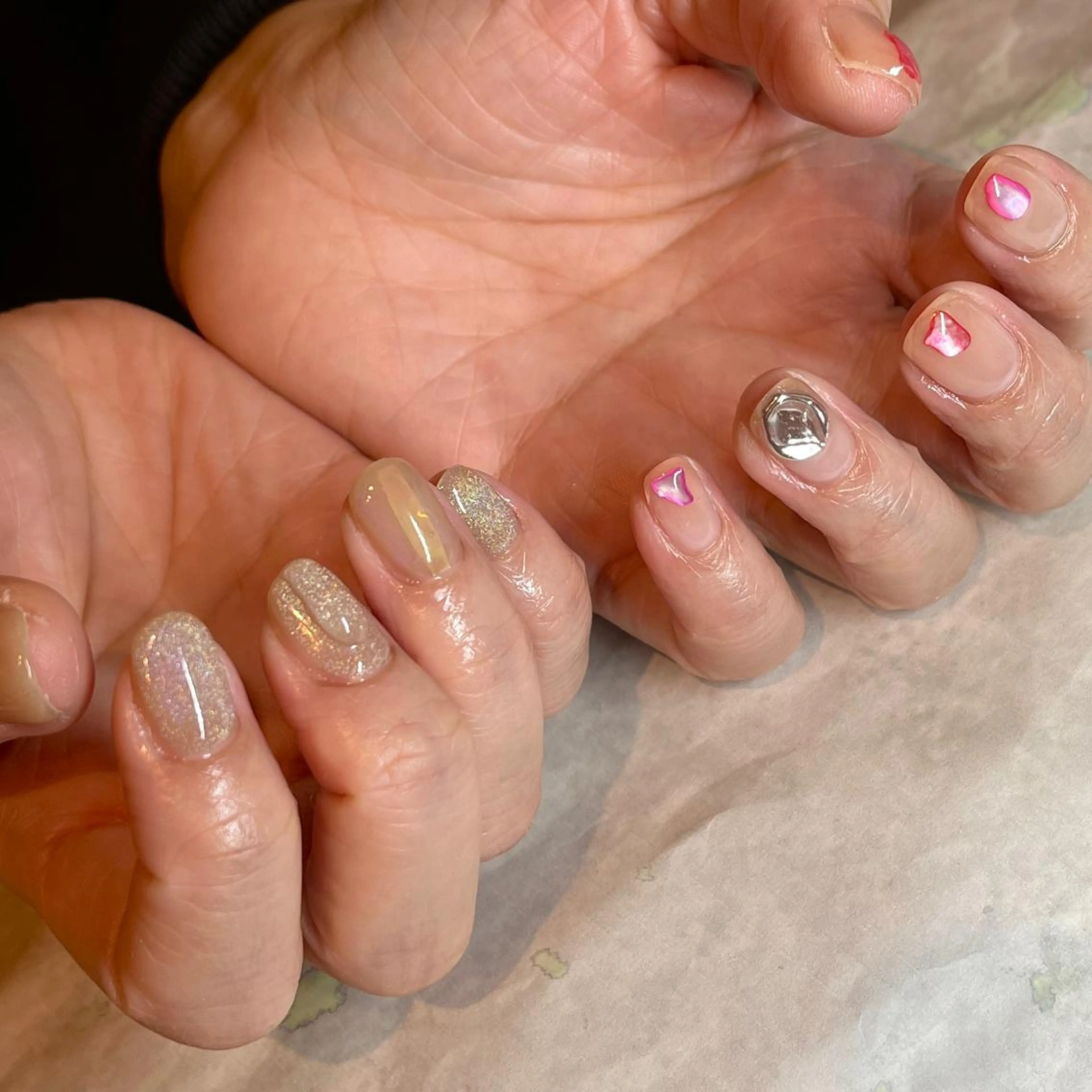 ネイル フリーランス¨̮⃝ ネイリストOKADAのネイルデザイン