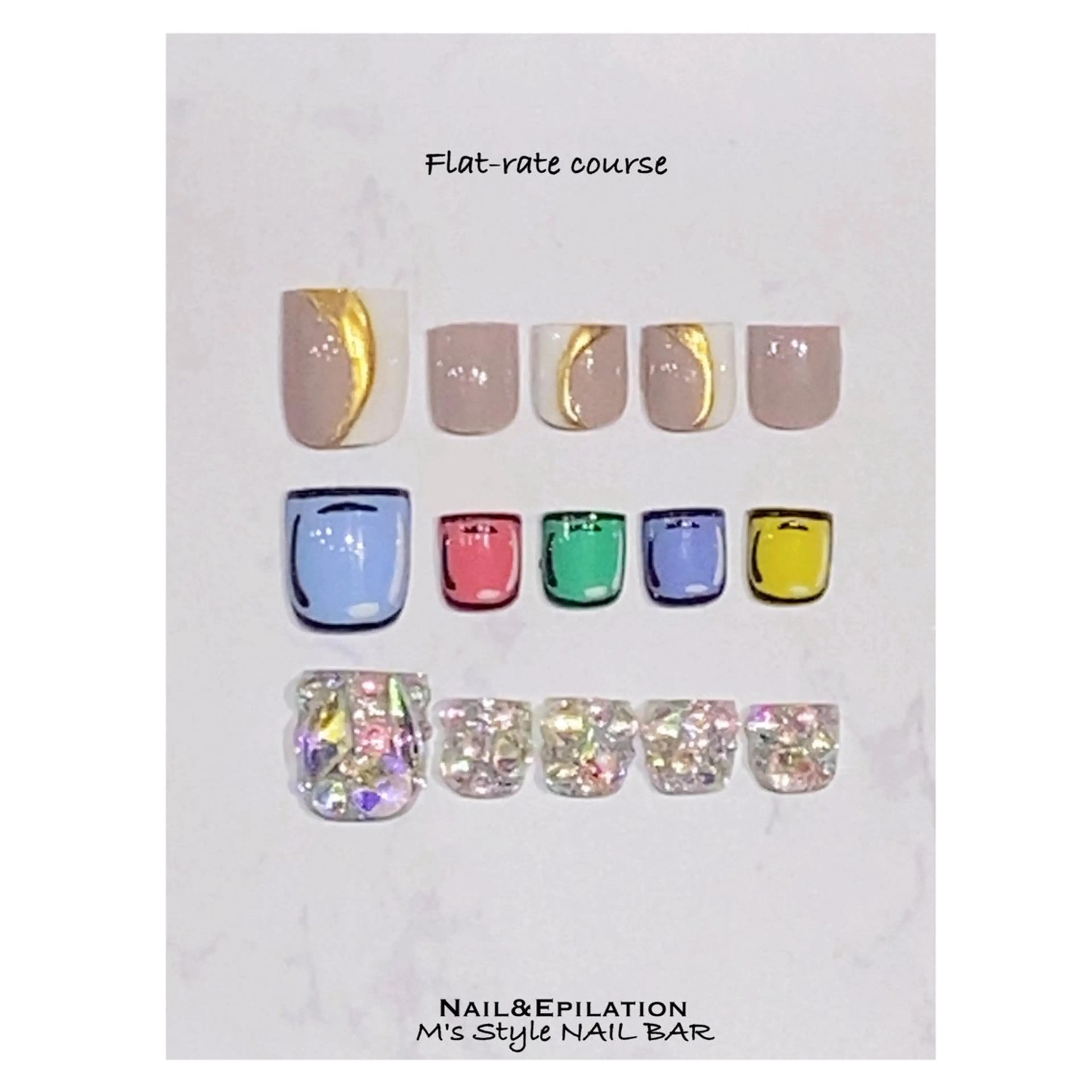 【フットソフトジェルオフ込み】フットバス付き◆パラジェル可◆トレンドアート◆手削りオフ◆フットジェル 定額Cコースの写真