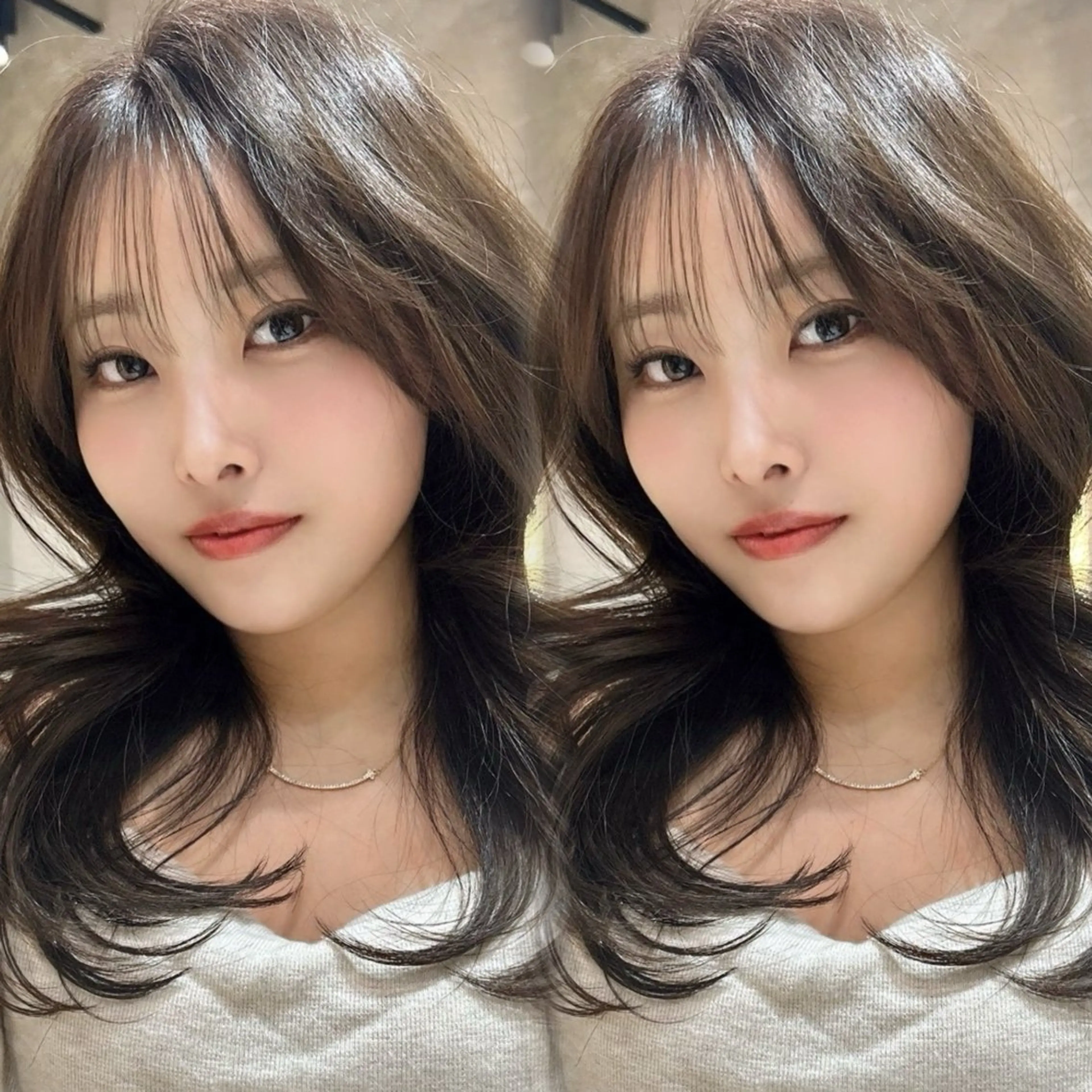 セミロング ヘアカラー トリートメント 高屋敷 陸のヘアスタイル