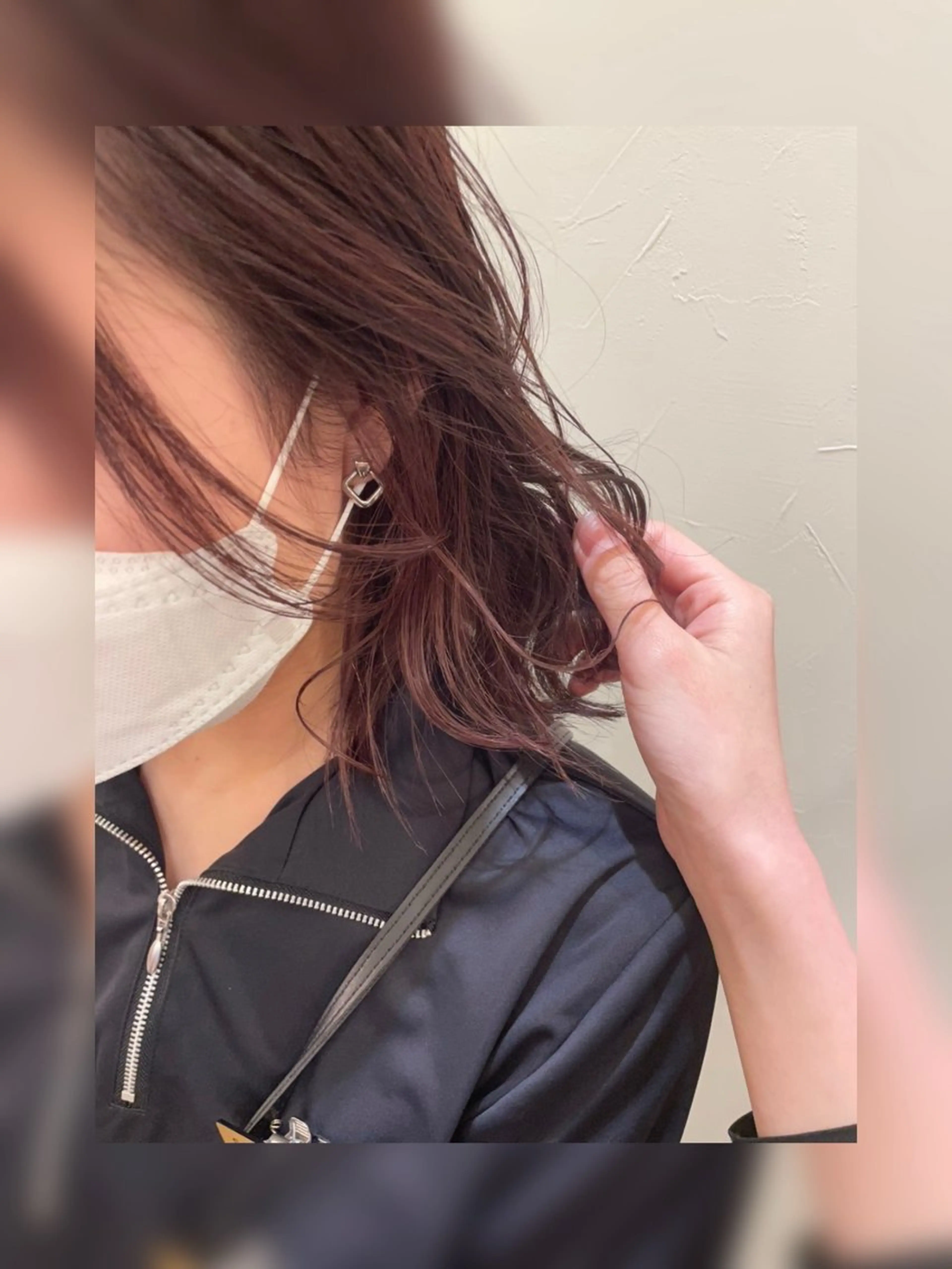 ミディアム カラー パーマ ヘアアレンジ Moe🫧 ショート🩶のヘアスタイル