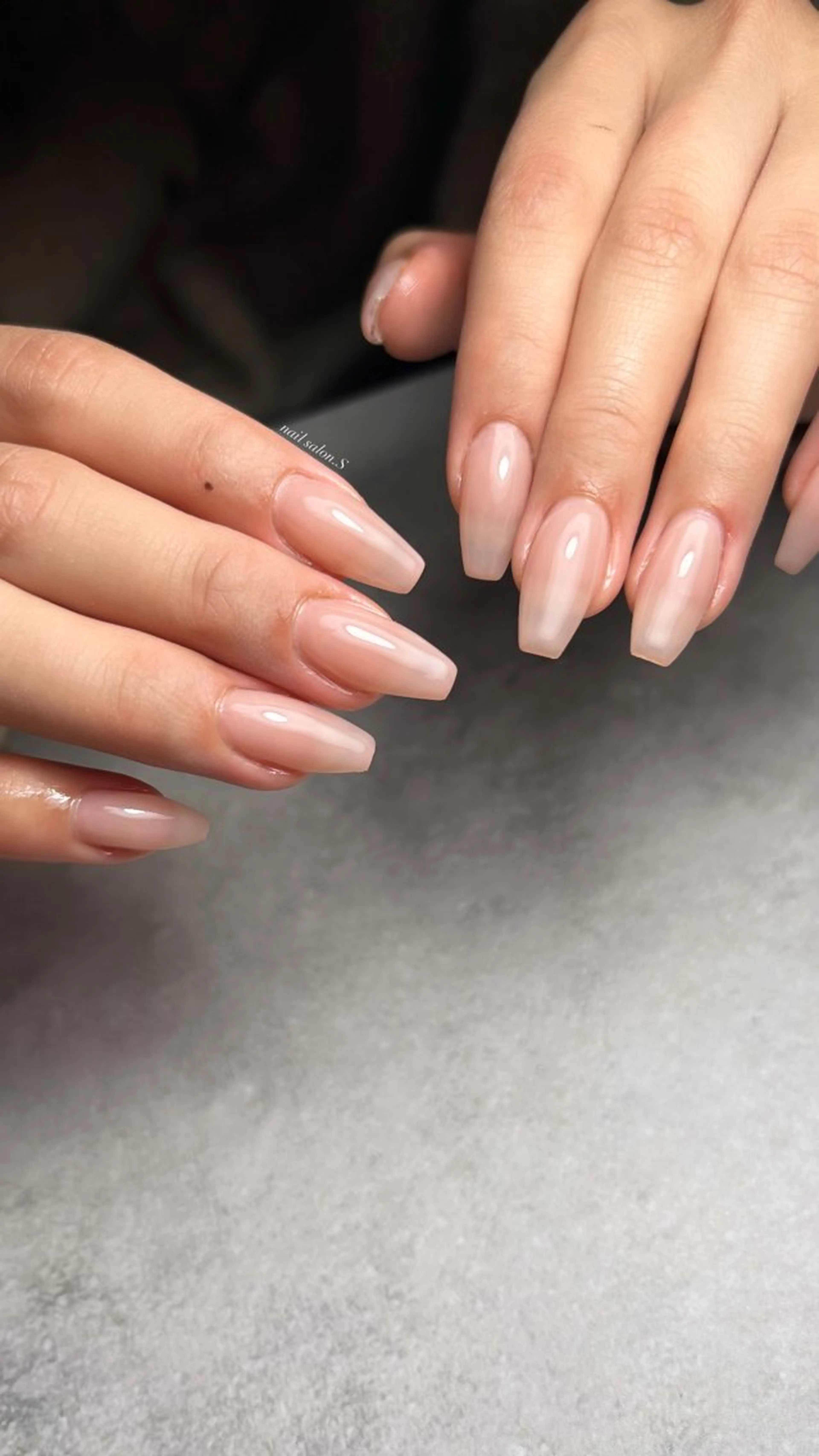 ネイル ジェルネイル ワンカラーネイル スカルプネイル 関山 志乃のネイルデザイン