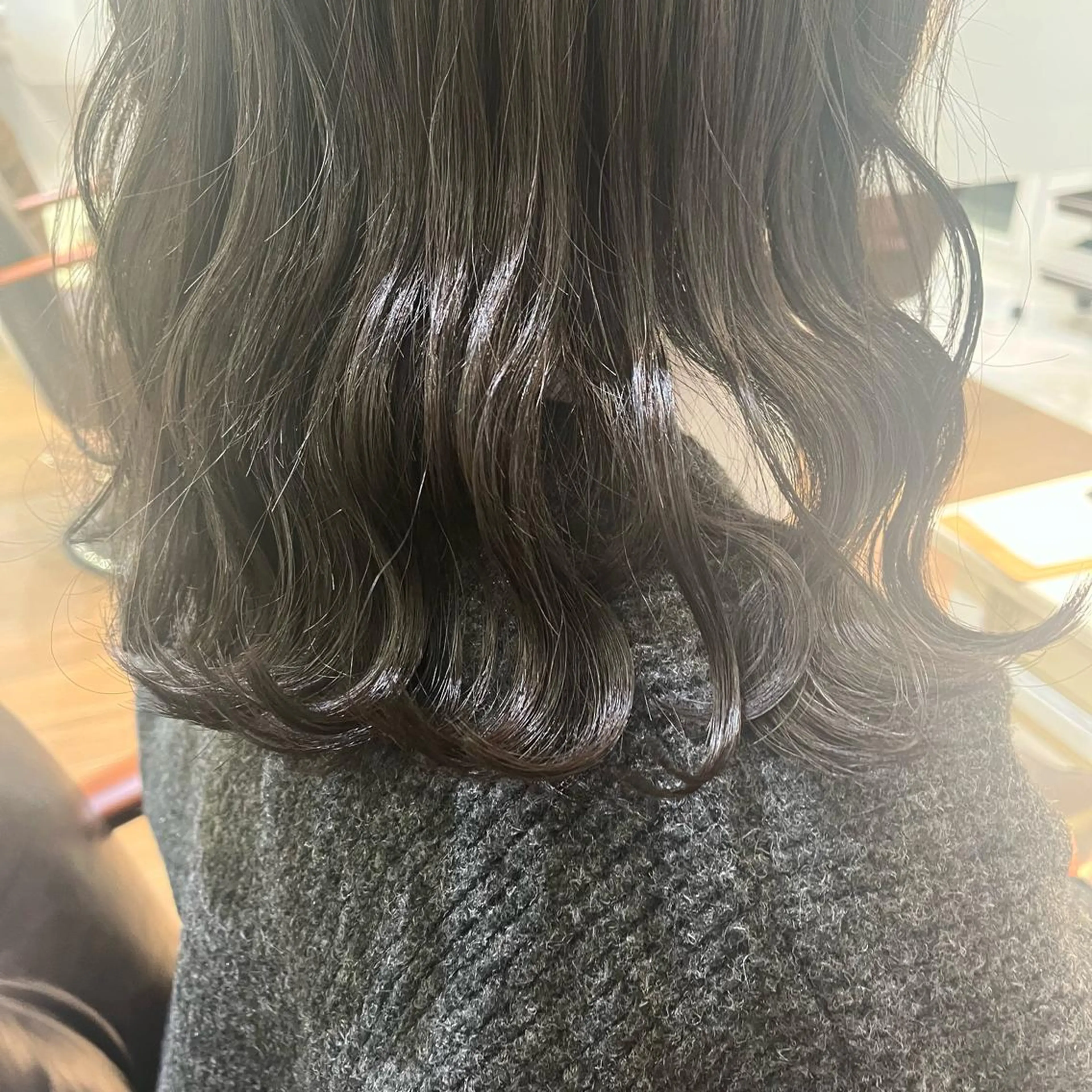 ミディアム 白髪染め /増田桃子のヘアスタイル