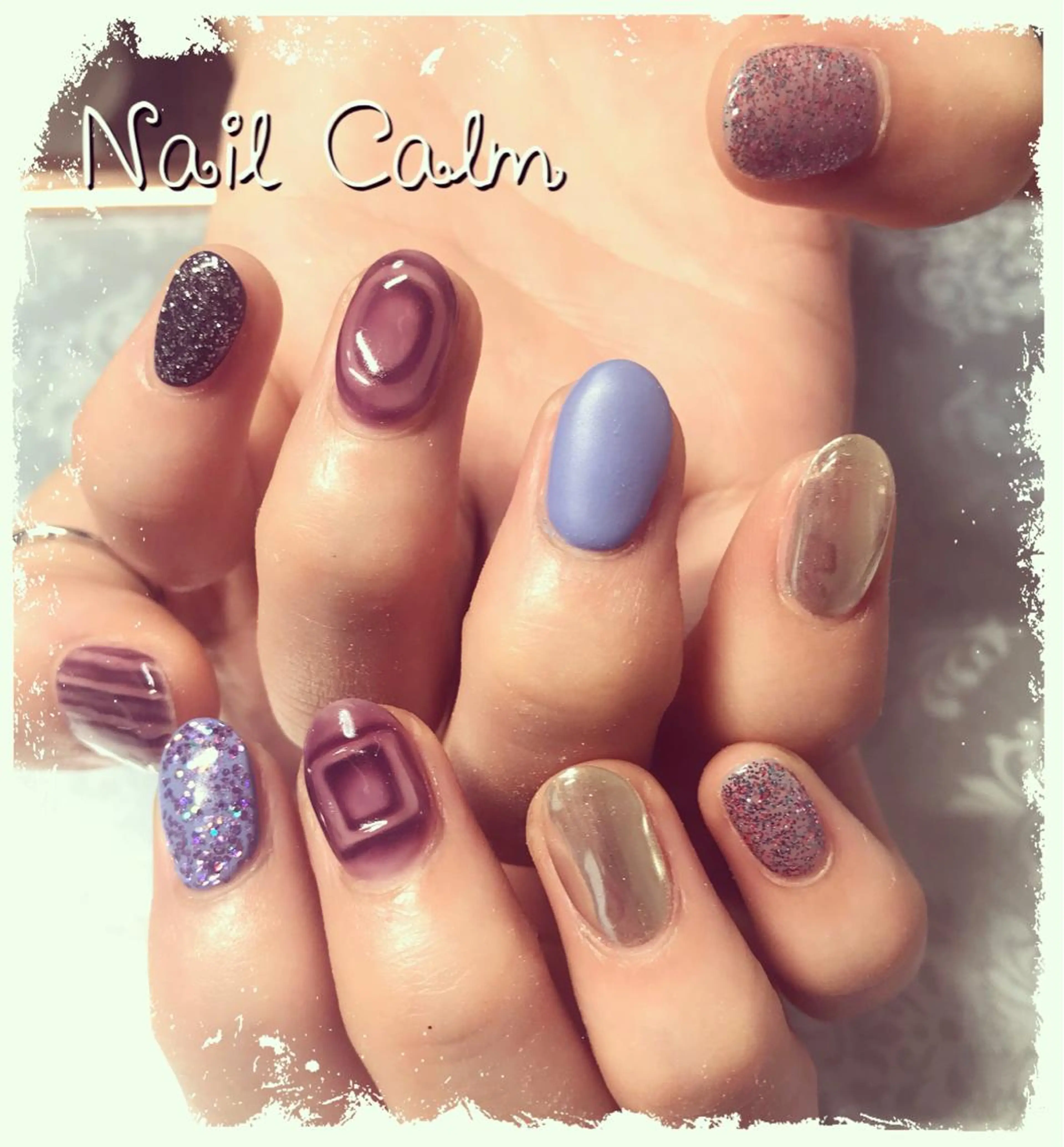 ネイル ニュアンスネイル ハンドネイル Nail Calm所属・プライベートサロン Calmのネイルデザイン