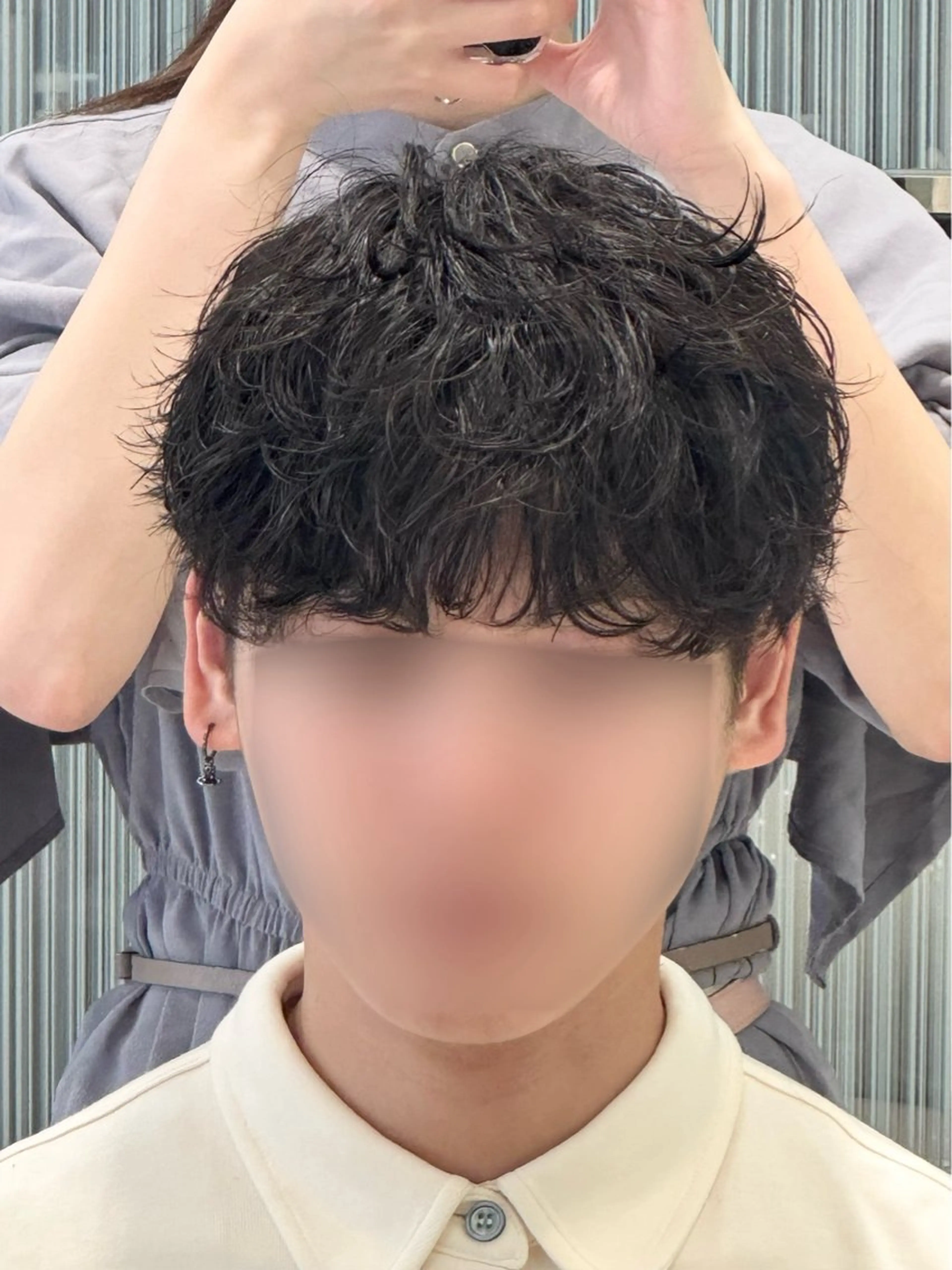 パーマ メンズ 【𝐀𝐬𝐡-池袋 】ひな 🎀💭のヘアスタイル