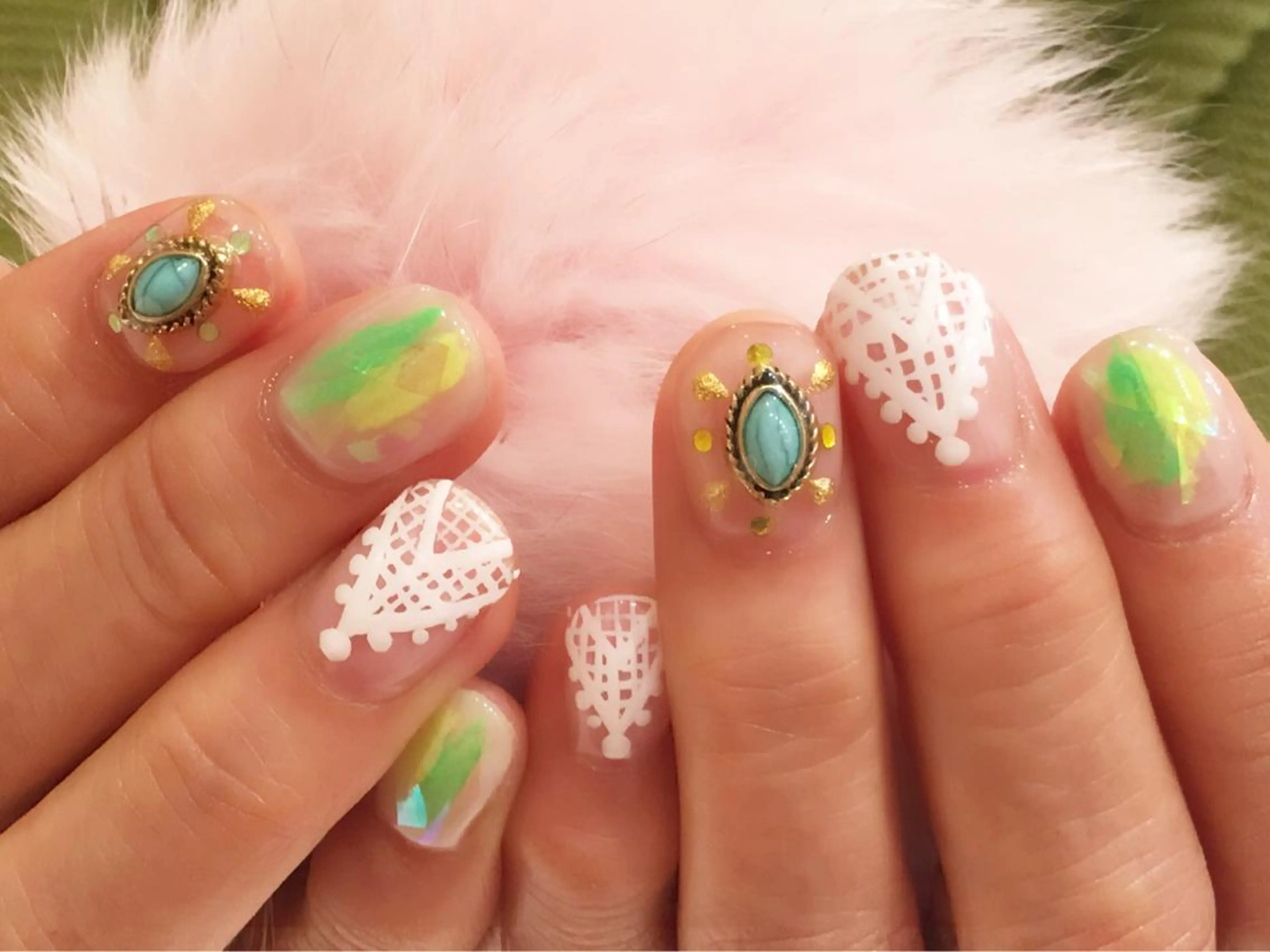 ショート カラー ヘアアレンジ メンズ キッズ ネイル マツエク・マツパ 付け放題 アートネイル フットネイル 持ち込み 夏ネイル NAILSGOGO shibuyaのネイルデザイン