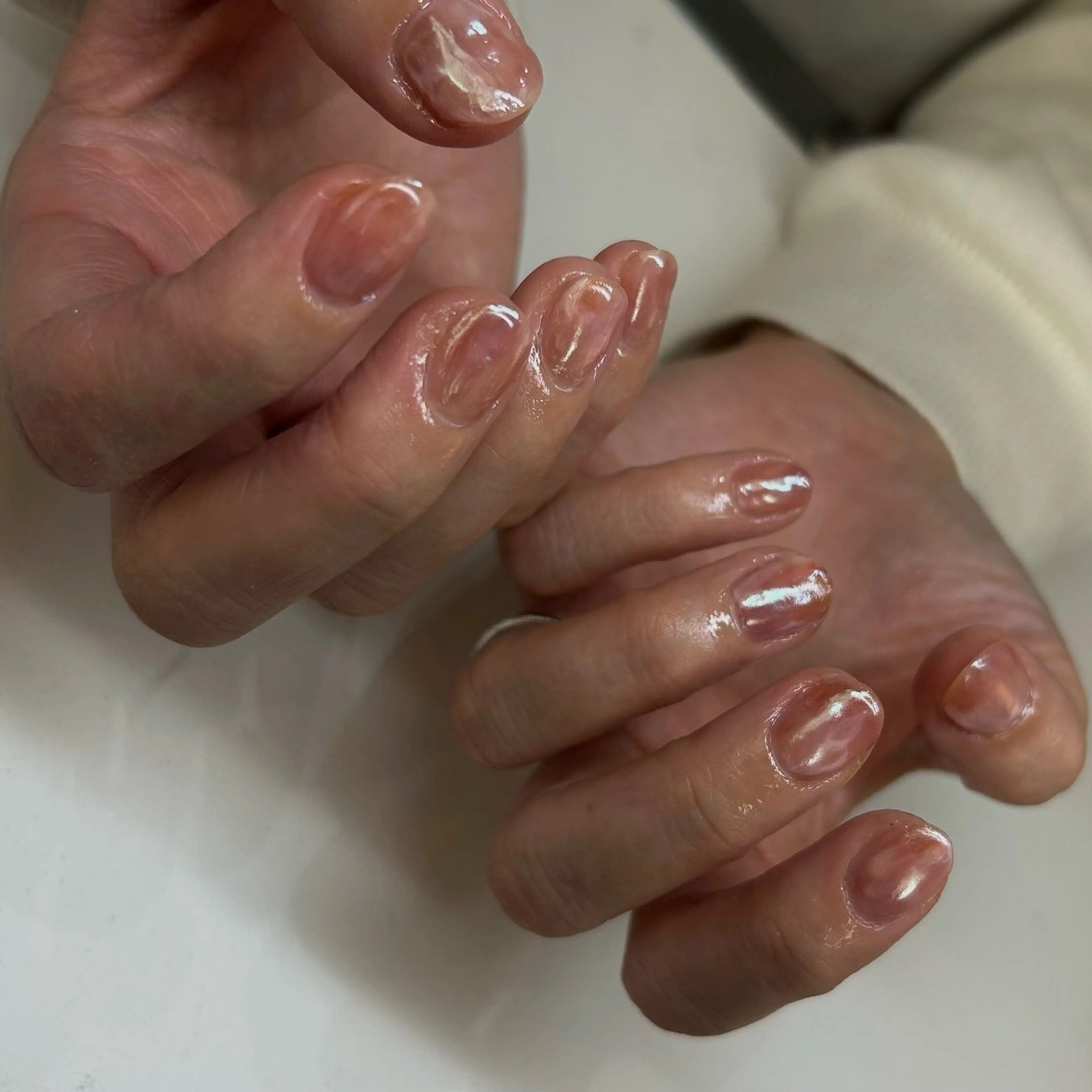 ネイル ハンドネイル フットネイル 𐂃 colorer𐂃のネイルデザイン