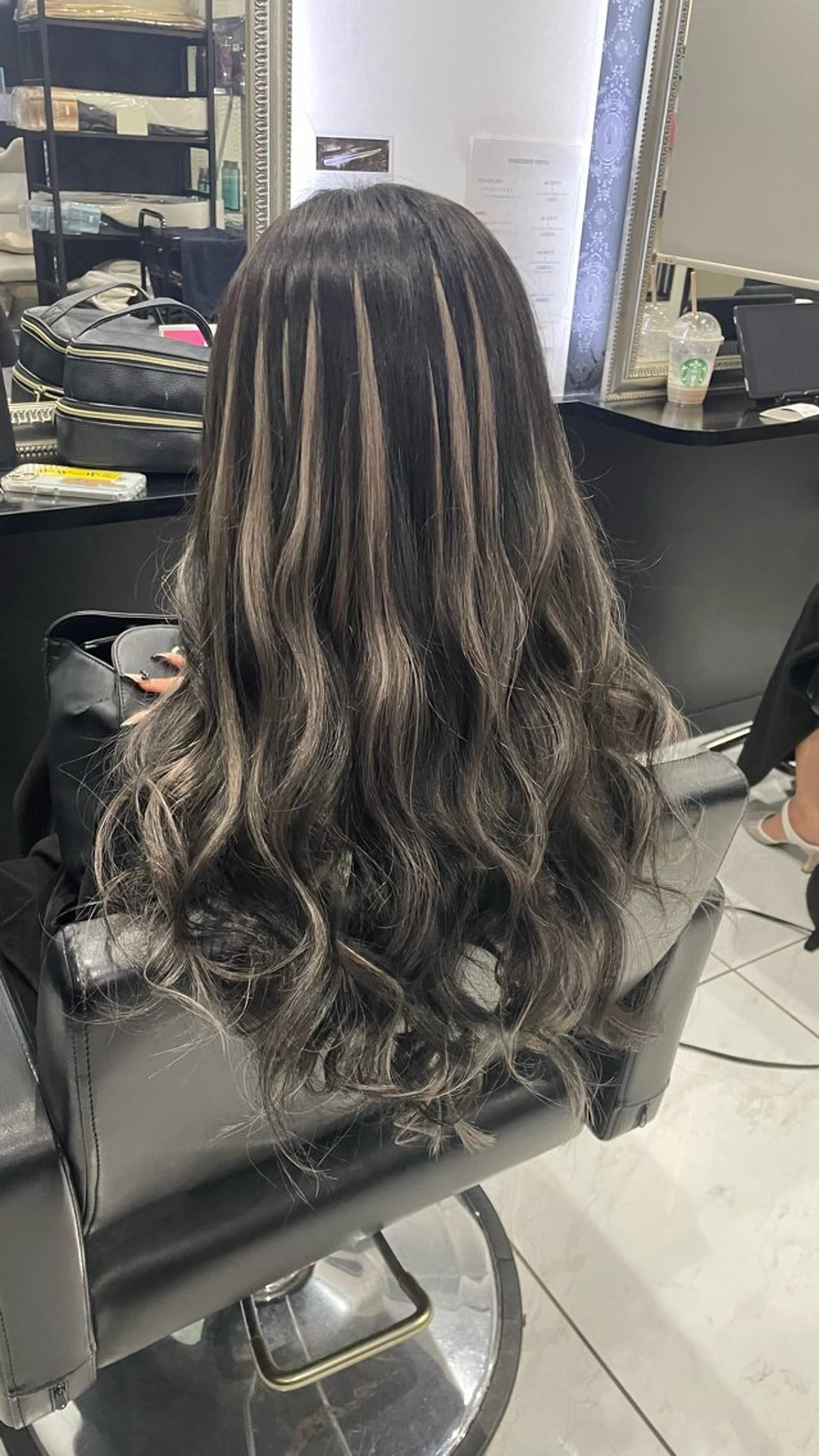 ロング エクステ ハイライト エクステ \RINA🐾/ ジェルムのヘアスタイル