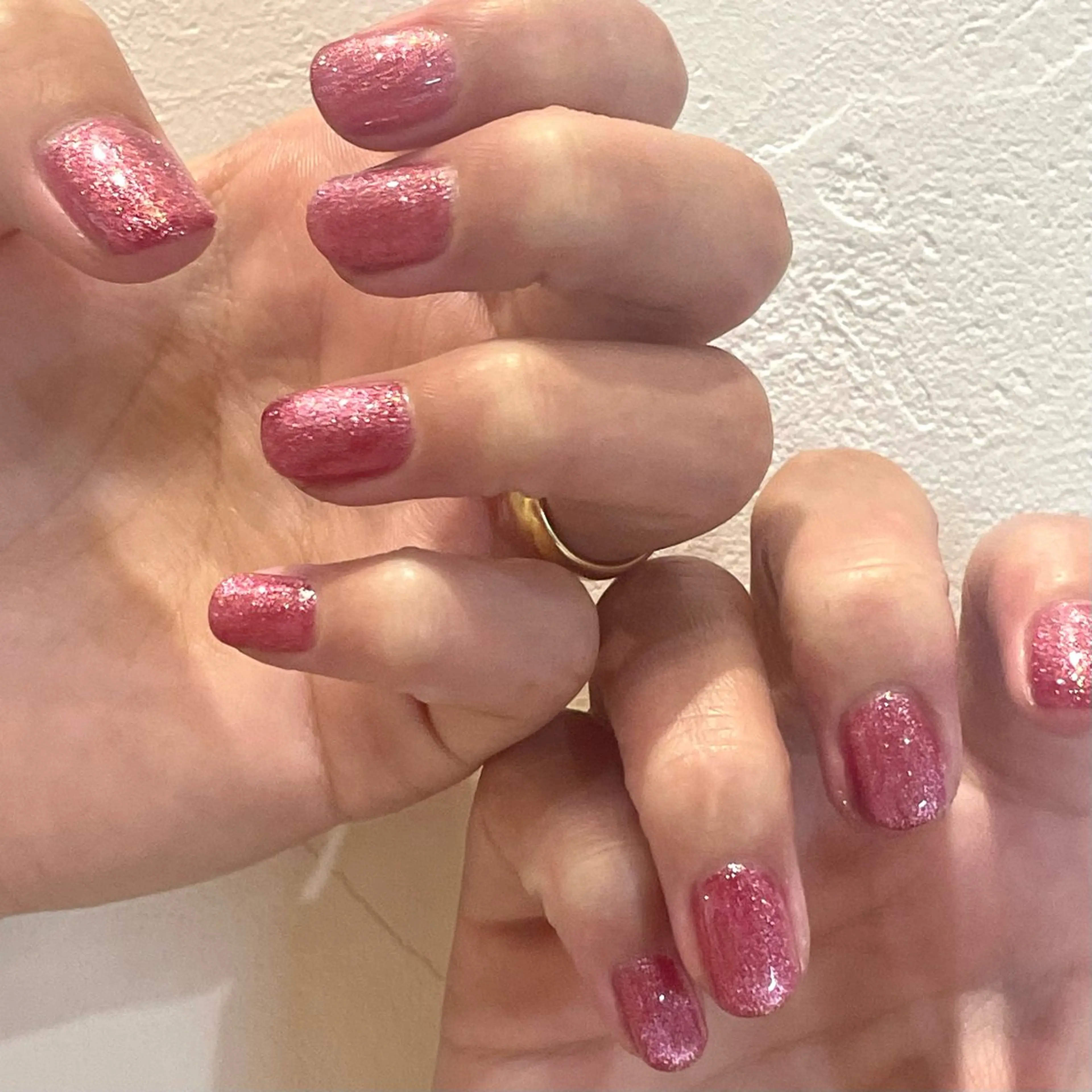 ネイル アートネイル オーロラネイル フラッシュネイル フラッシュマグ フラワーネイル Seemly 千田町店所属・フラワーパラジェル 🌸シームリーエミのネイルデザイン