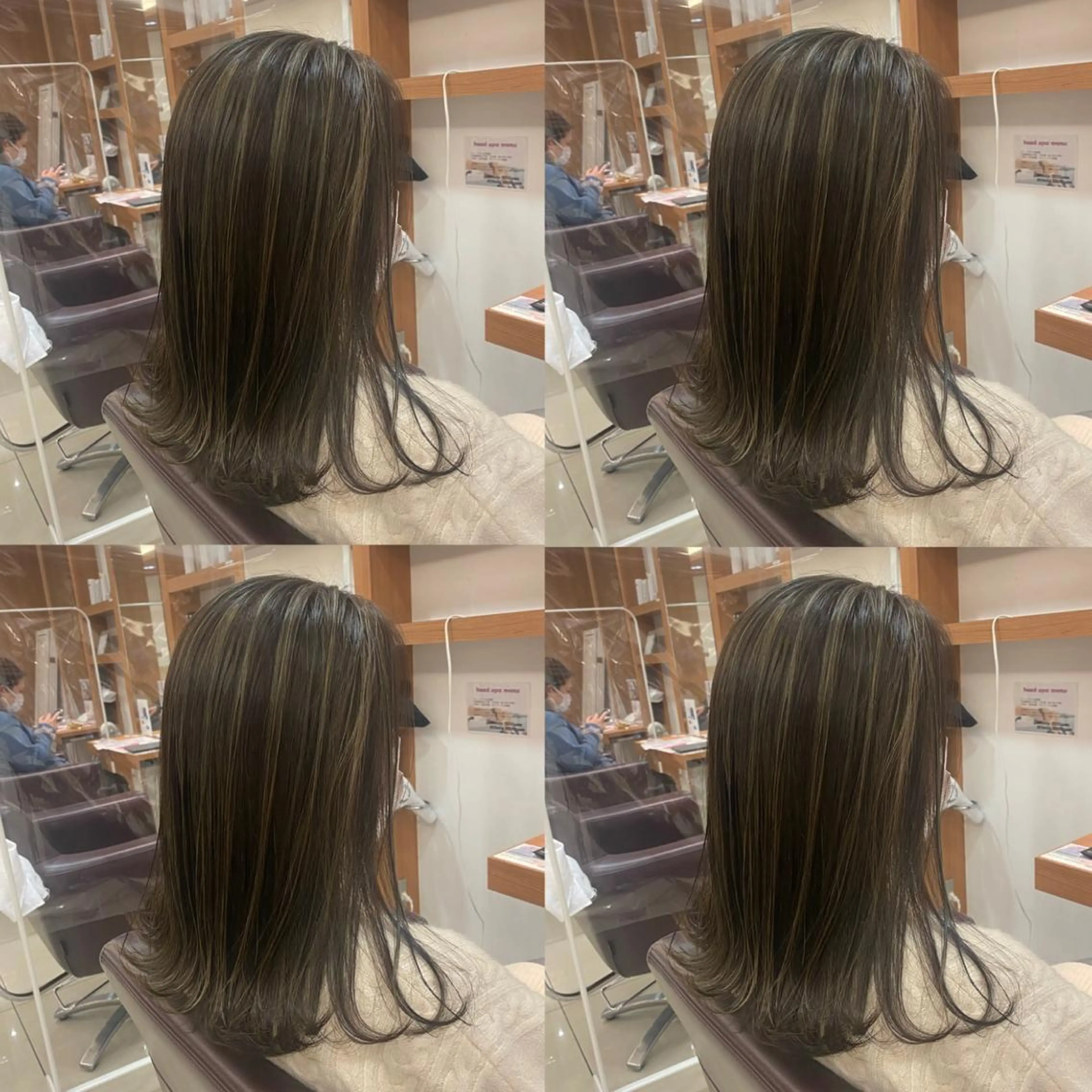 セミロング カラー 【カラー指名No 1✨】HIBIKIのヘアスタイル