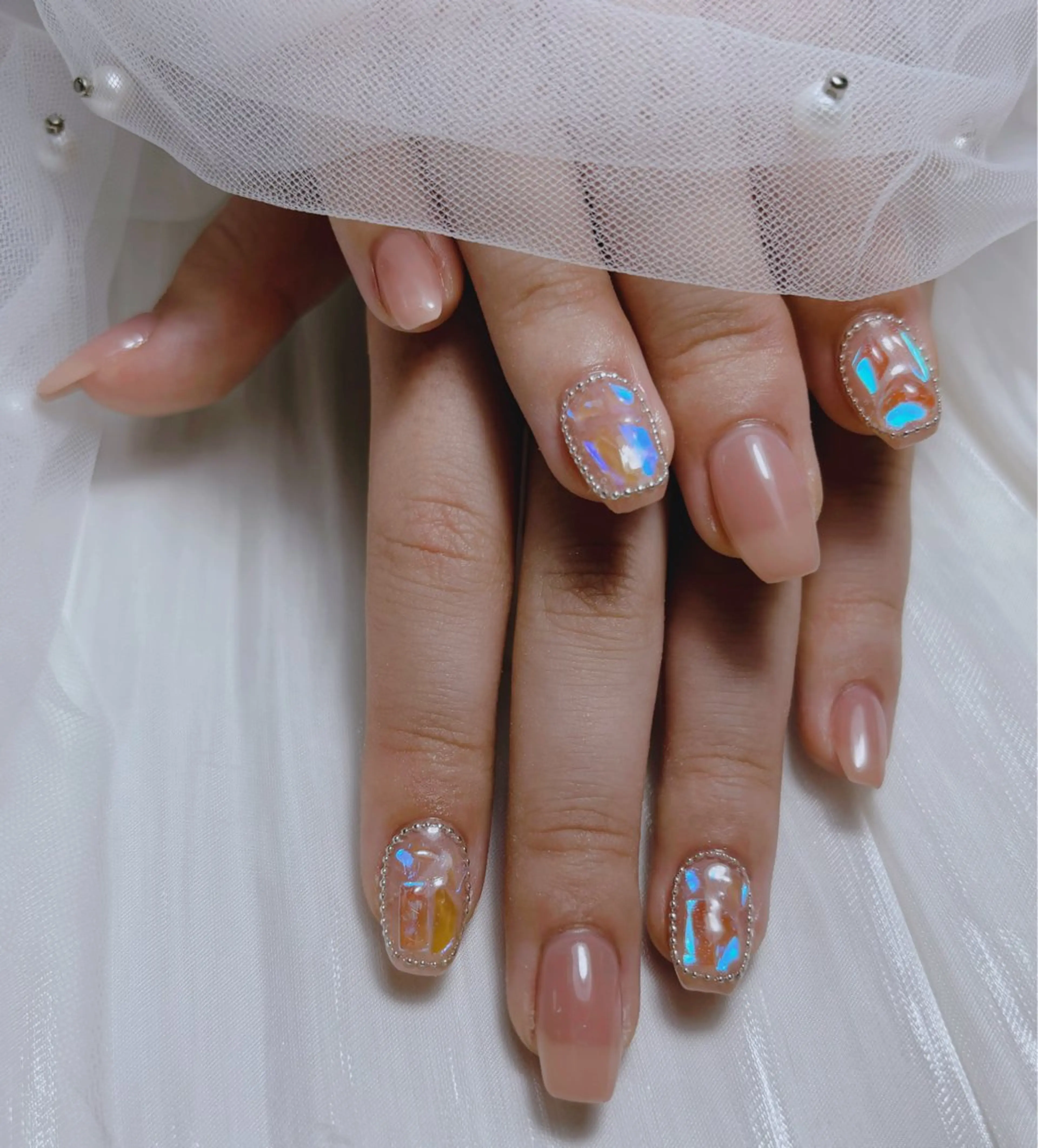 ネイル H3 Nail Tsuki🦋💙のネイルデザイン