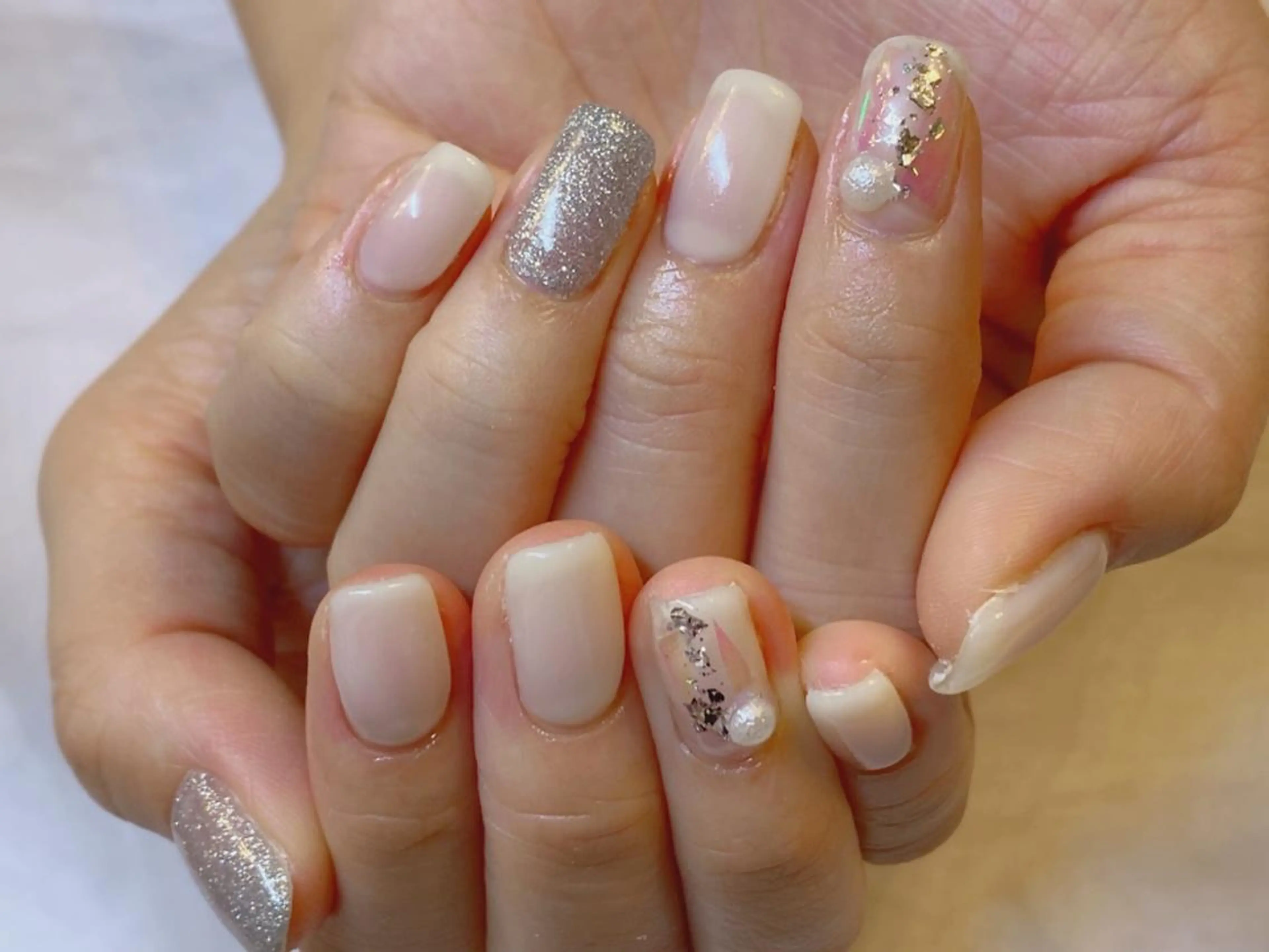 ネイル アートネイル ジェルネイル ニュアンスネイル パラジェル Nailist Honamiのネイルデザイン