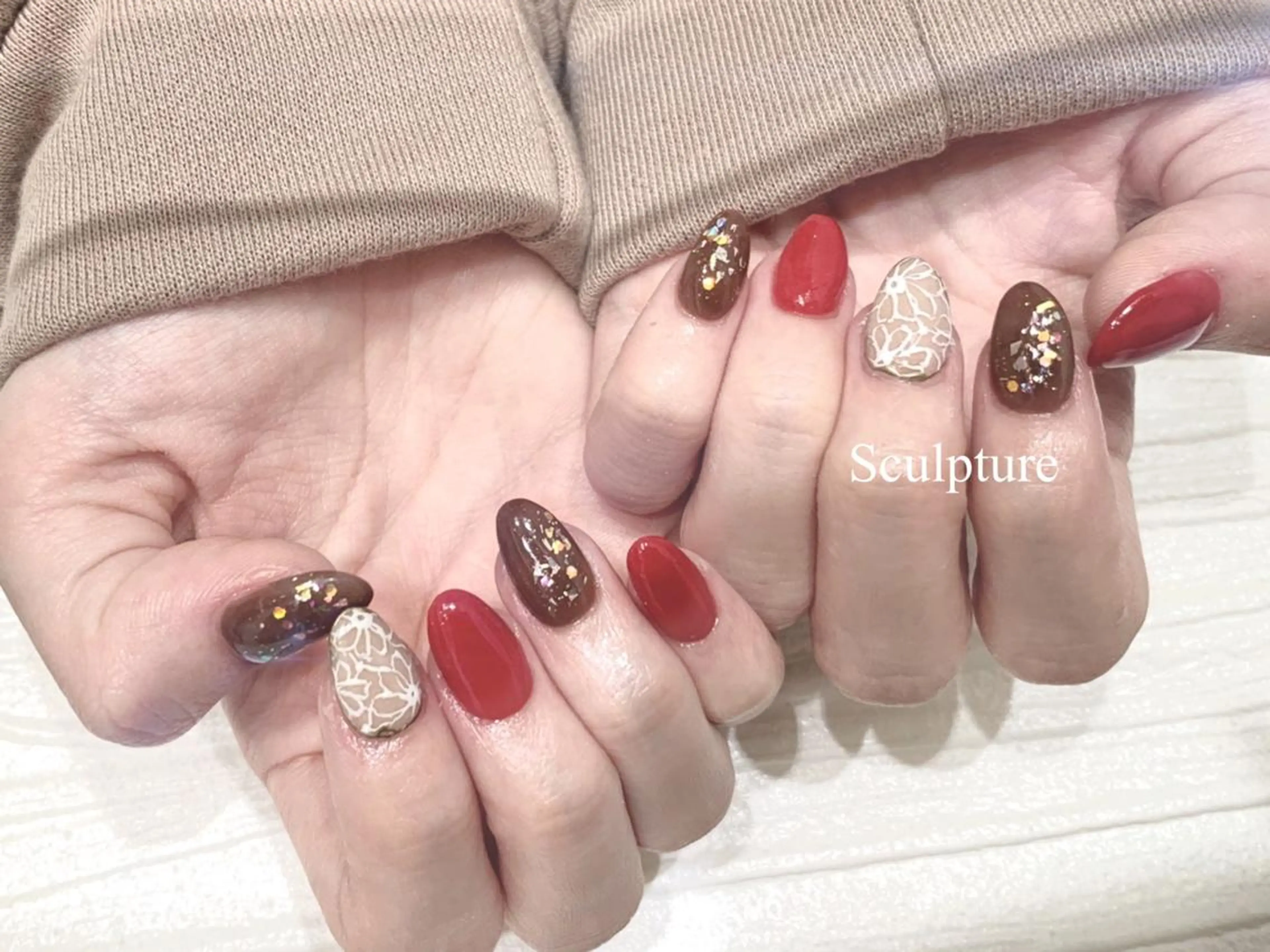 ミディアム m kaori𓃟のネイルデザイン